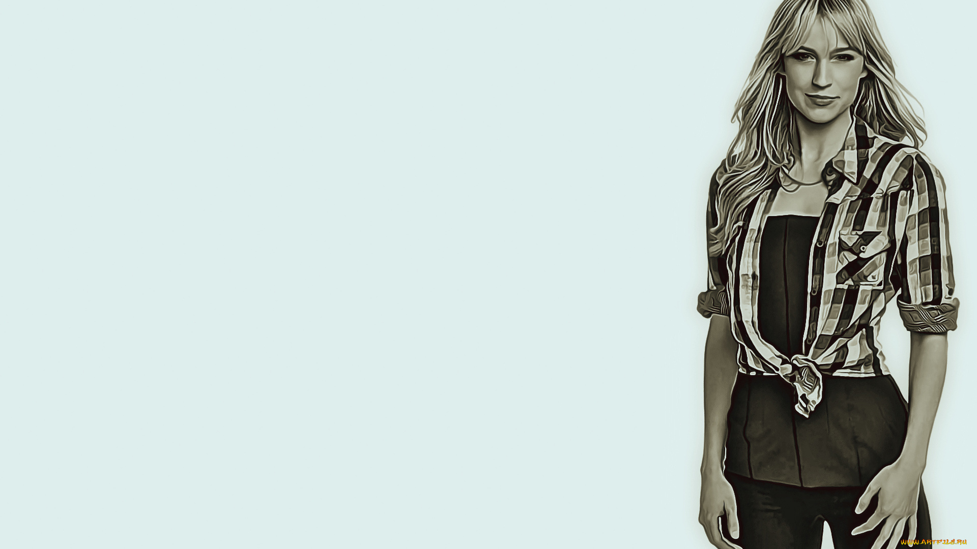 календари, компьютерный, дизайн, рубашка, девушка, взгляд, женщина, calendar, 2019