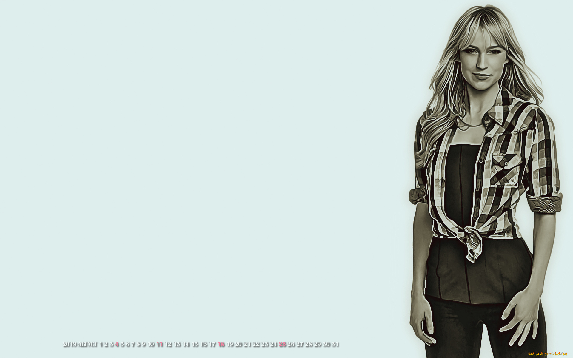 календари, компьютерный, дизайн, рубашка, девушка, взгляд, женщина, calendar, 2019