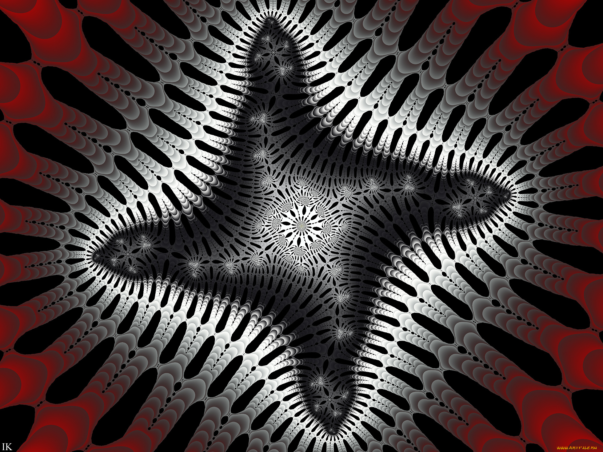 3д, графика, фракталы, , fractal, цвет, фон, узор