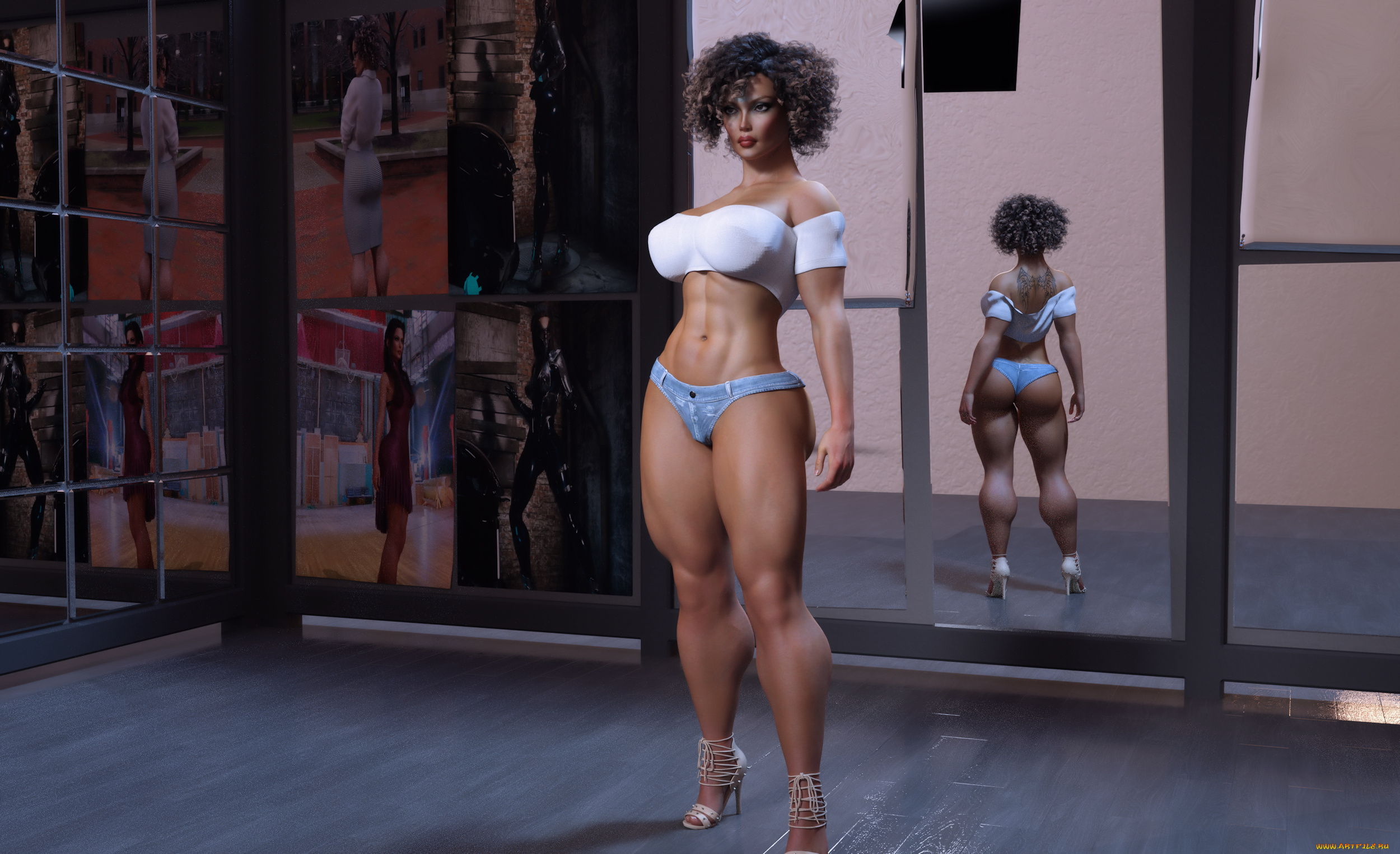 3д, графика, люди, , people, фон, взгляд, девушка