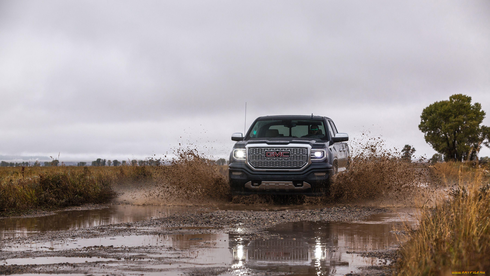 gmc, sierra, 2500, hd, denali, crew, cab, 2016, автомобили, gm-gmc, gmc, sierra, 2500, hd, denali, crew, cab, 2016, грязь, джип, пикап