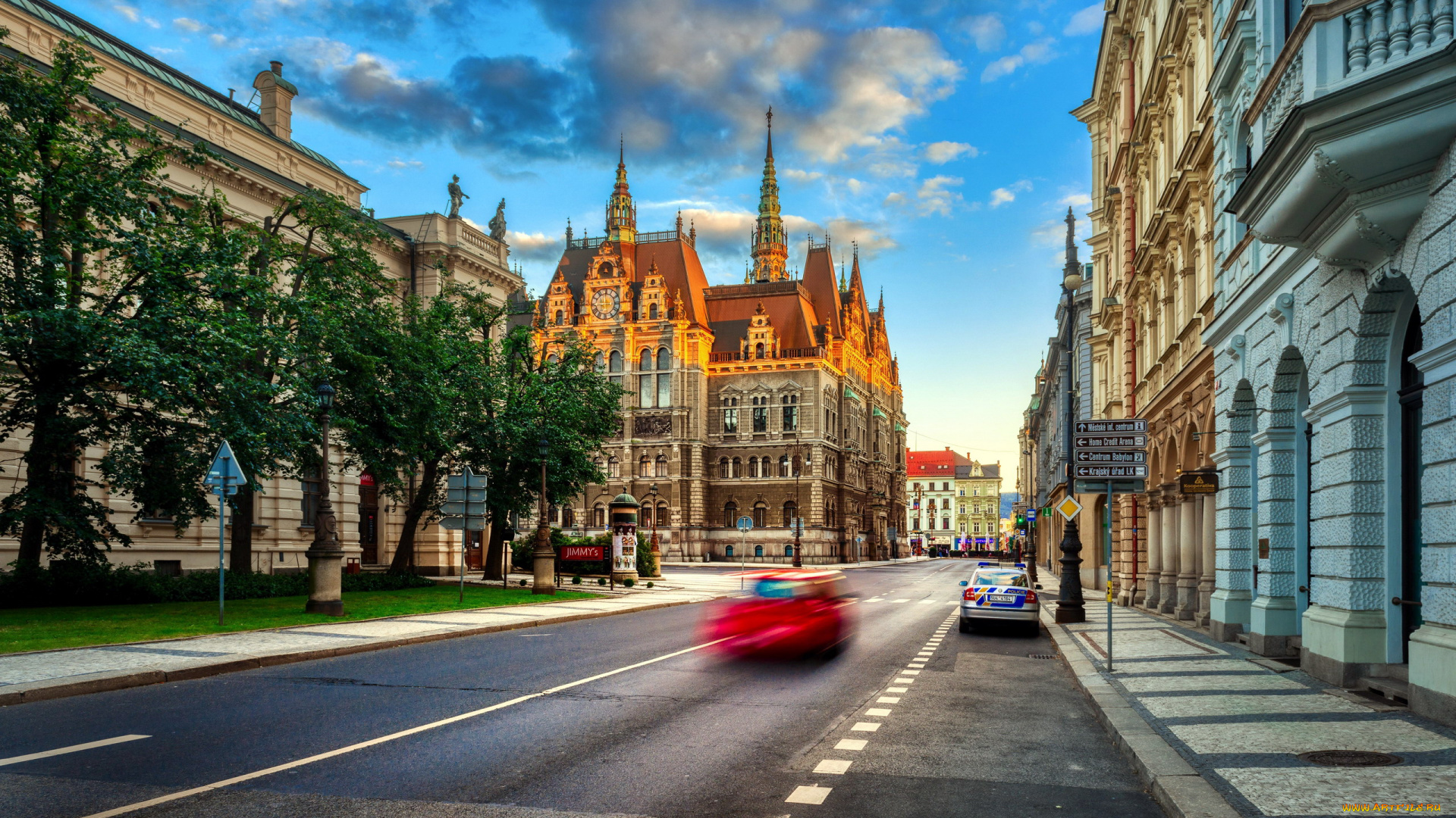 liberec, czech, republic, города, -, улицы, , площади, , набережные, czech, republic