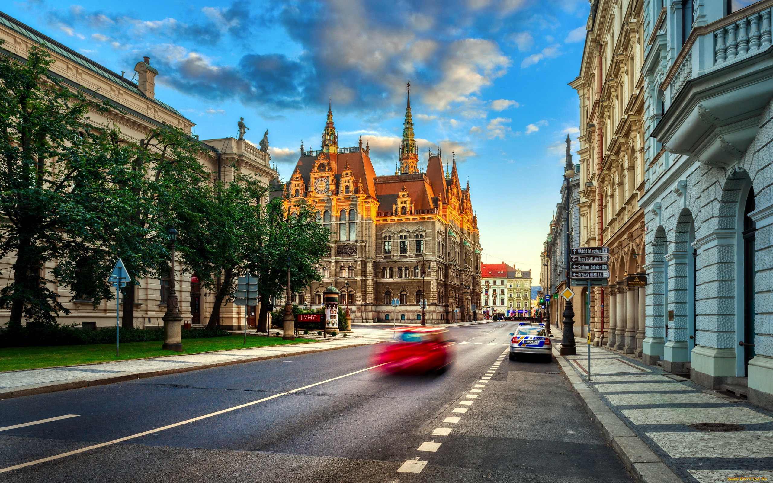 liberec, czech, republic, города, -, улицы, , площади, , набережные, czech, republic