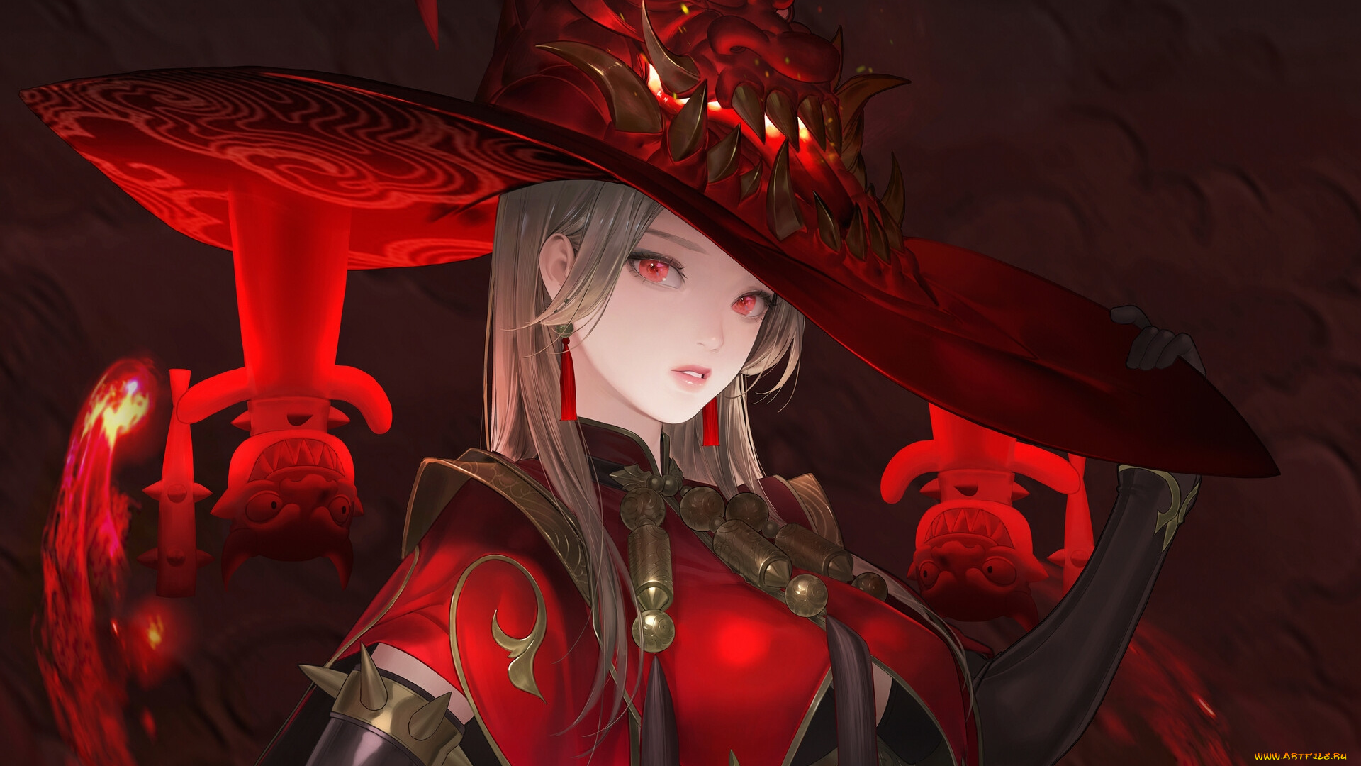 аниме, магия, , колдовство, , halloween, девушка