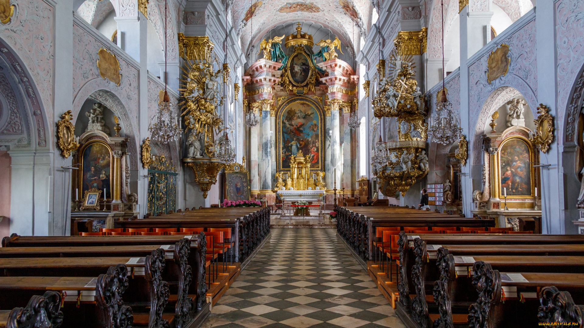 интерьер, убранство, , роспись, храма, собор