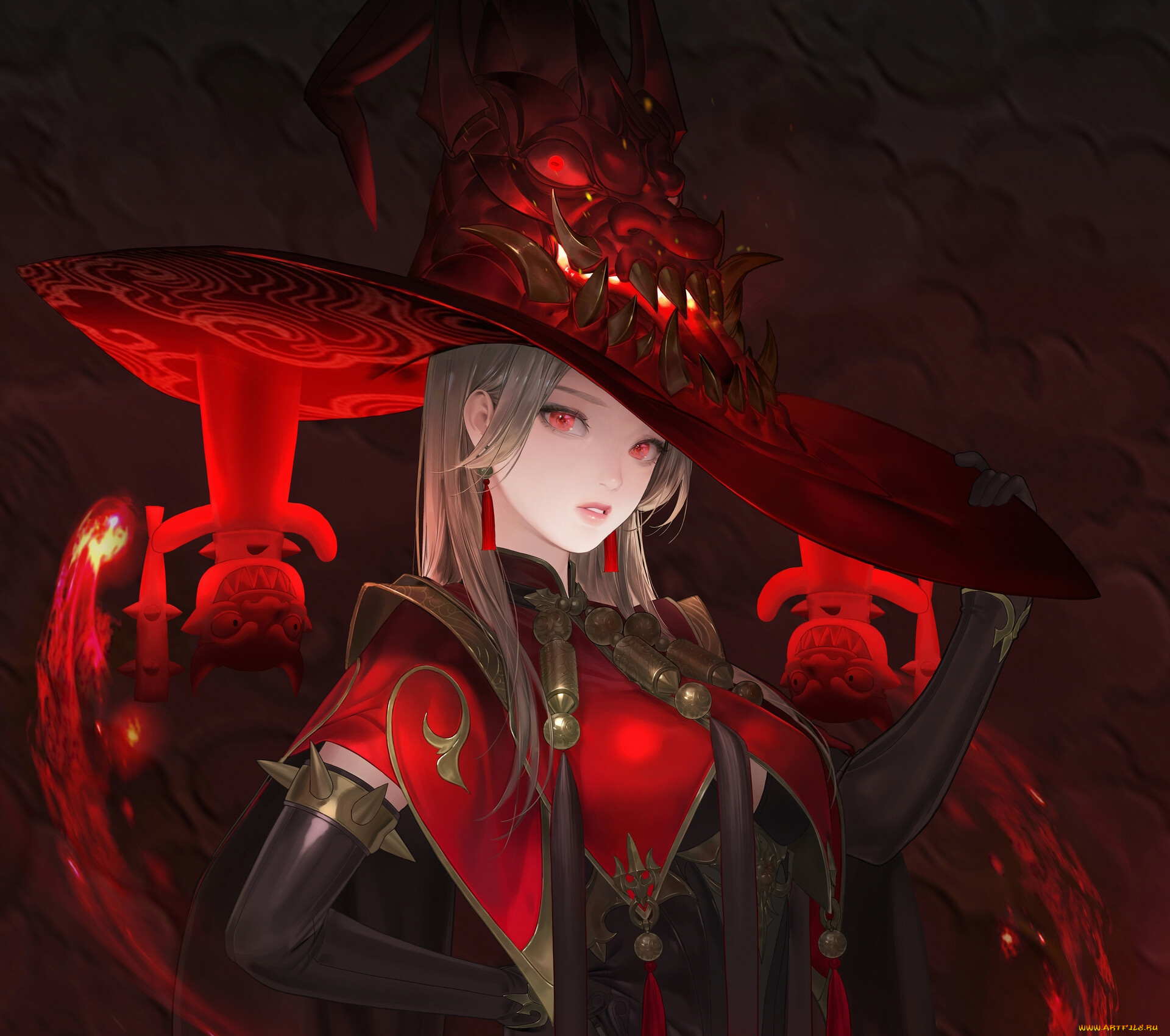 аниме, магия, , колдовство, , halloween, девушка