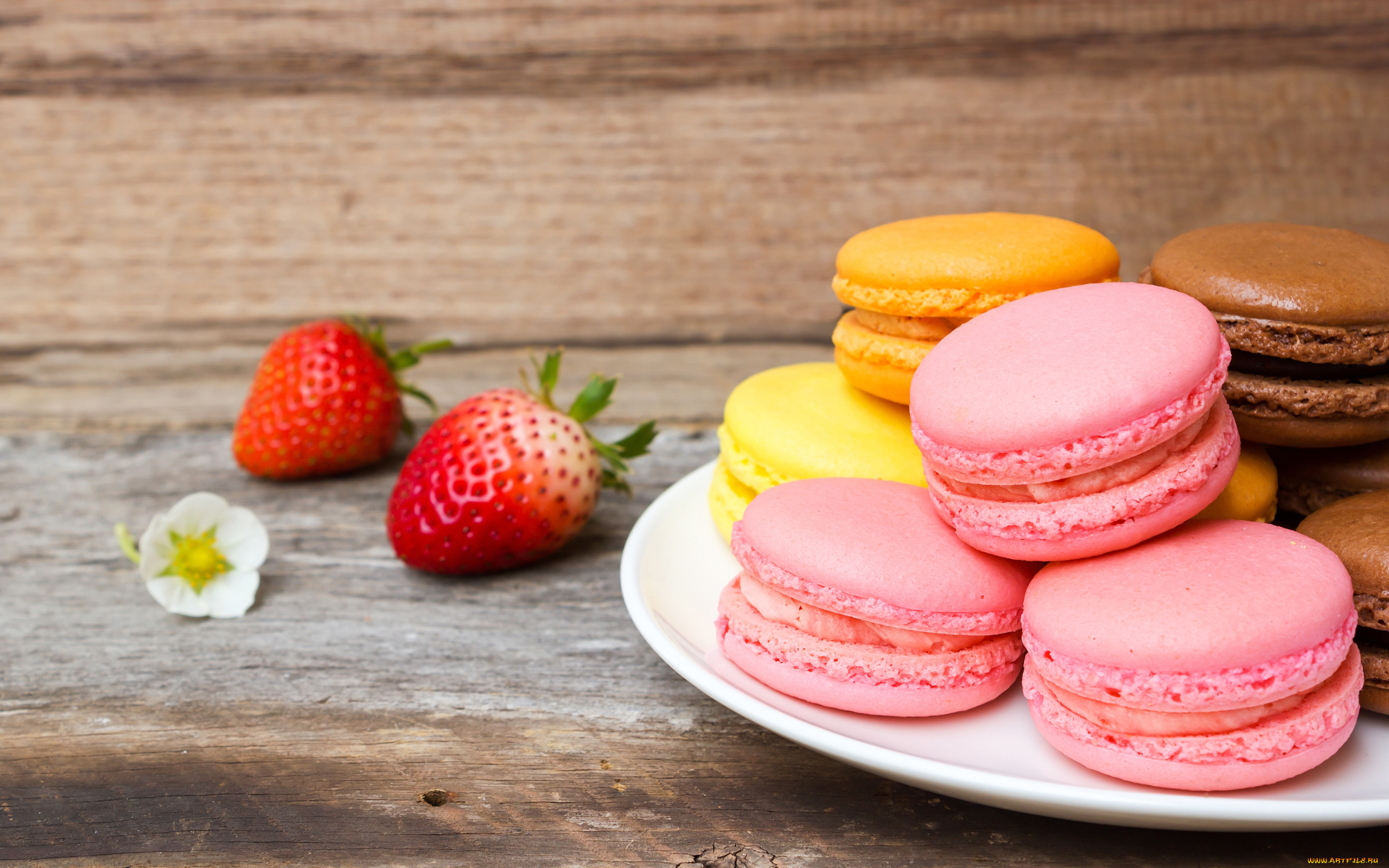 еда, макаруны, лакомство, ассорти