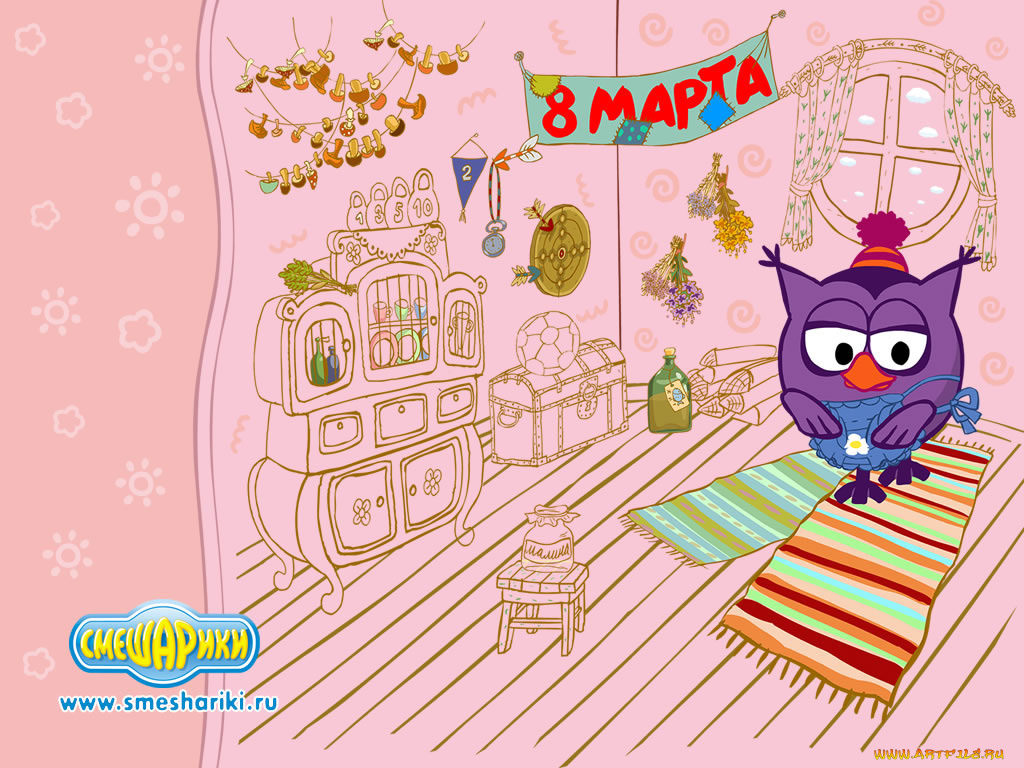 мультфильмы, смешарики