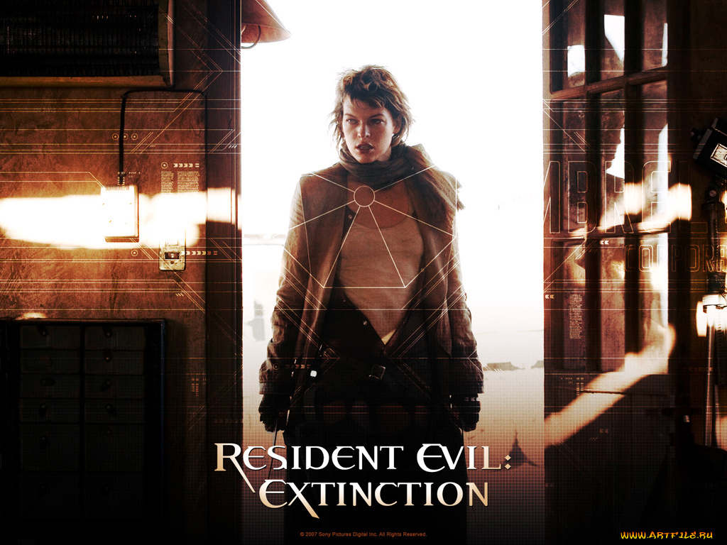 resident, evil, exctinction, кино, фильмы