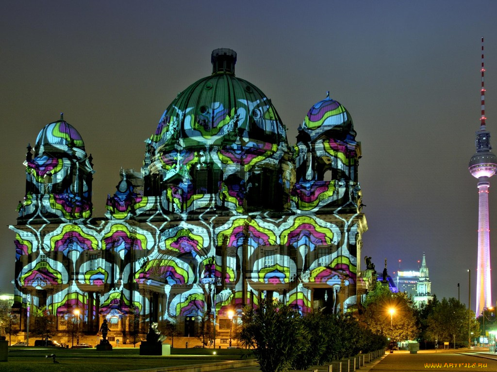 города, берлин, германия