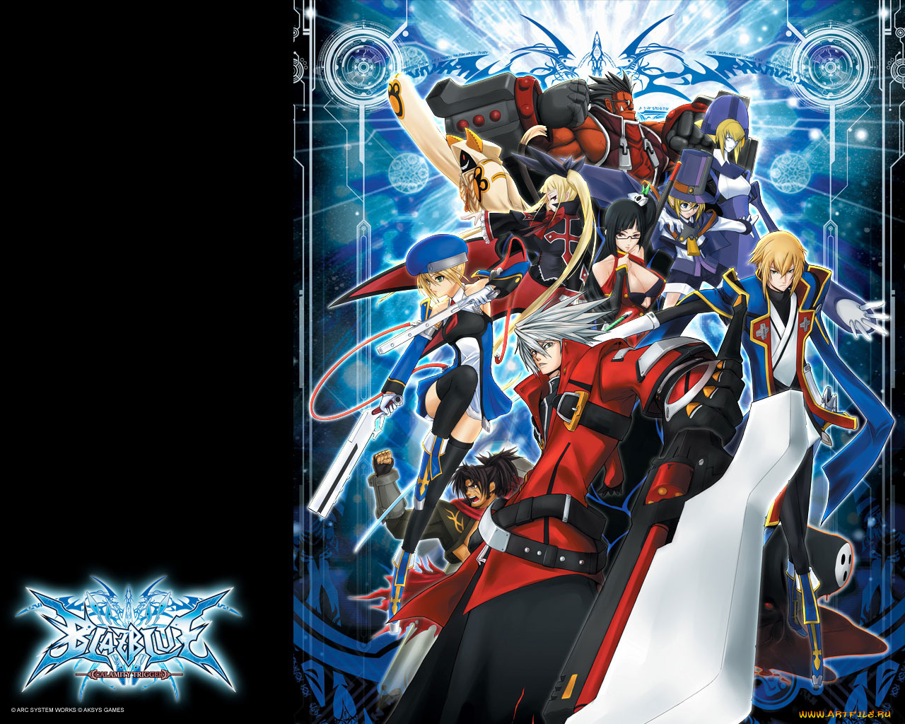 blazblue, calamity, trigger, видео, игры