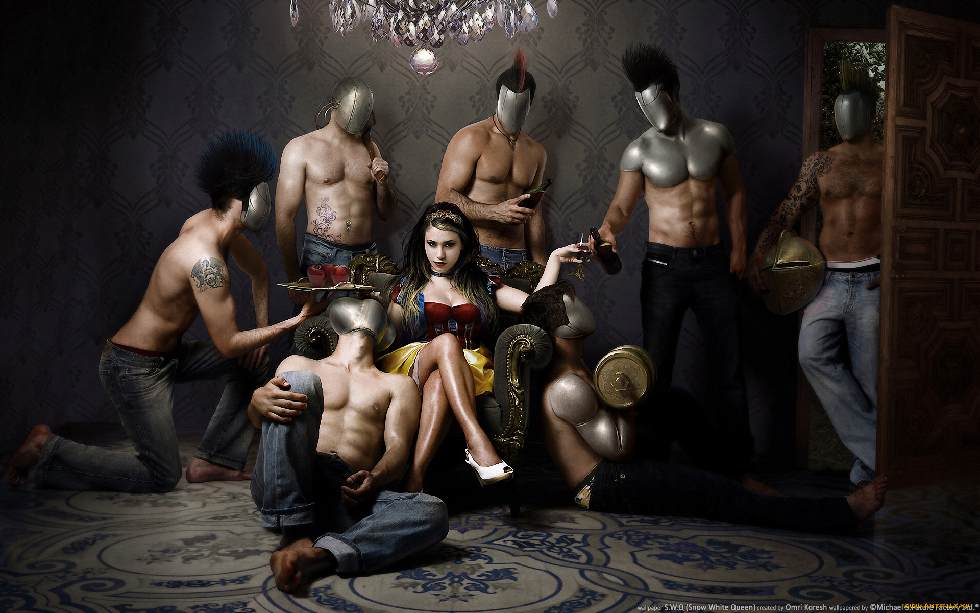 snow, white, queen, фэнтези, красавицы, чудовища