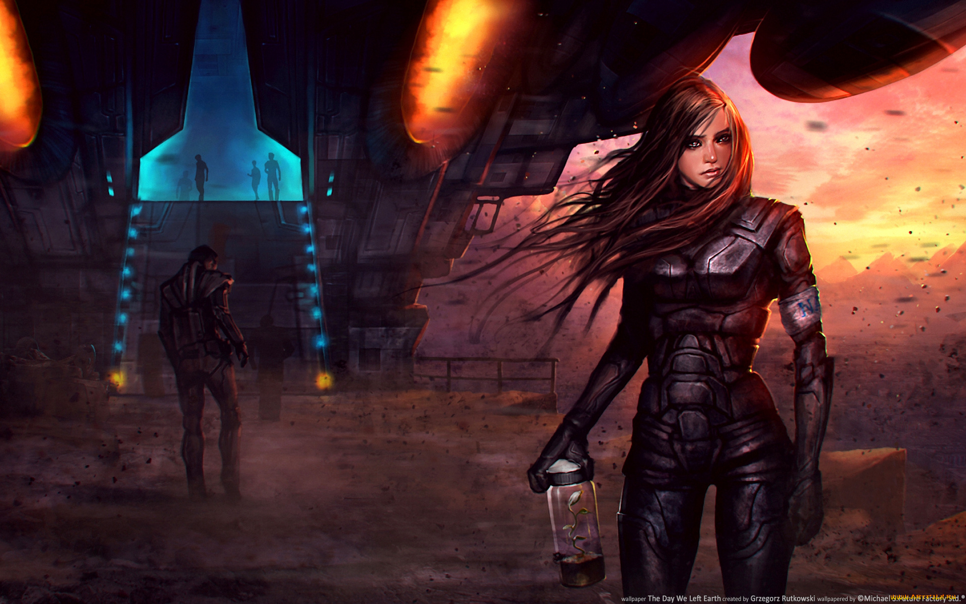 the, day, we, left, earth, фэнтези, девушки