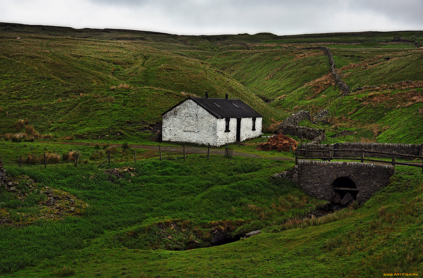 разное, сооружения, постройки, дорога, мост, трава