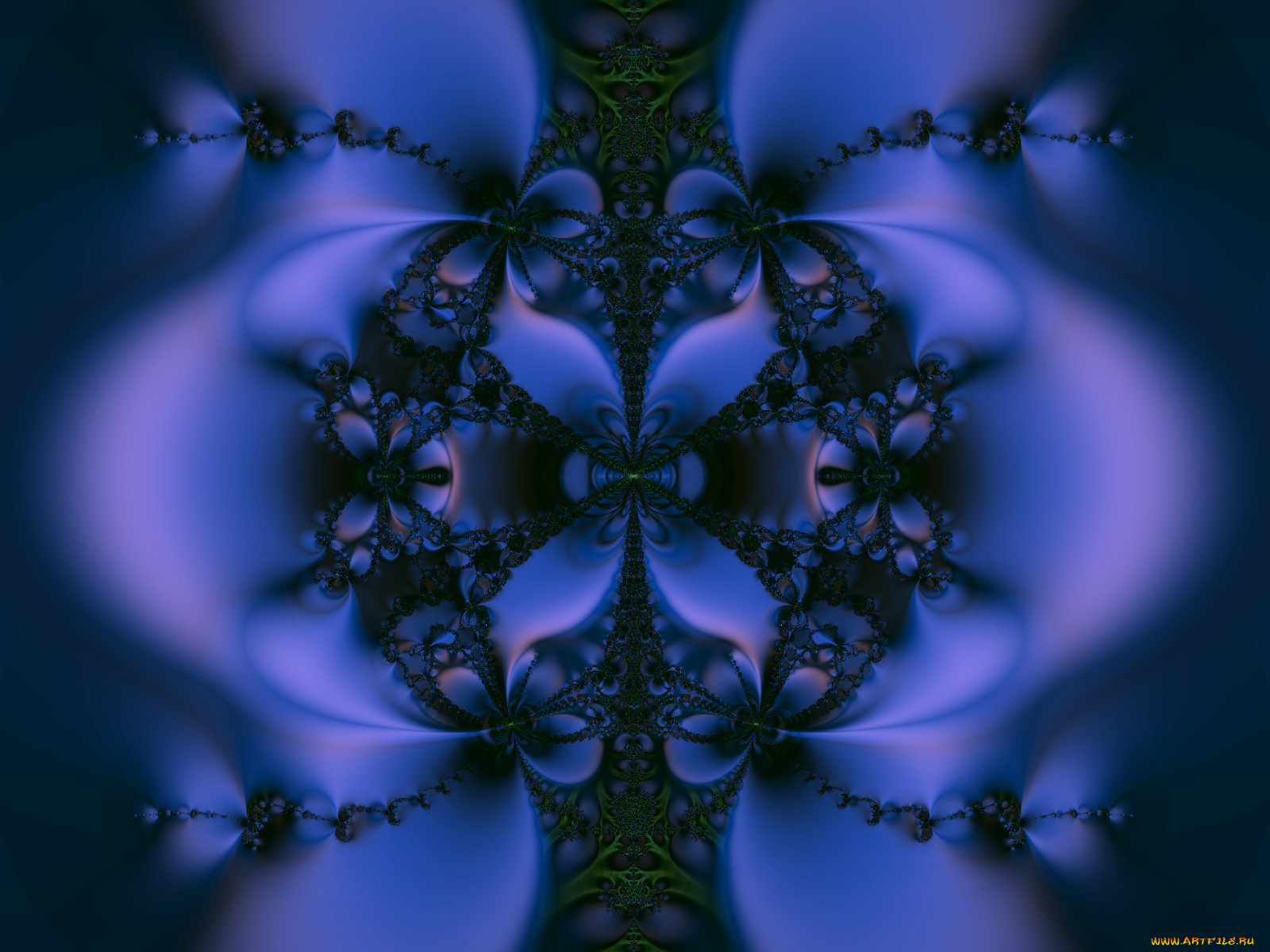 3д, графика, fractal, фракталы, тёмный, узор, фрактал