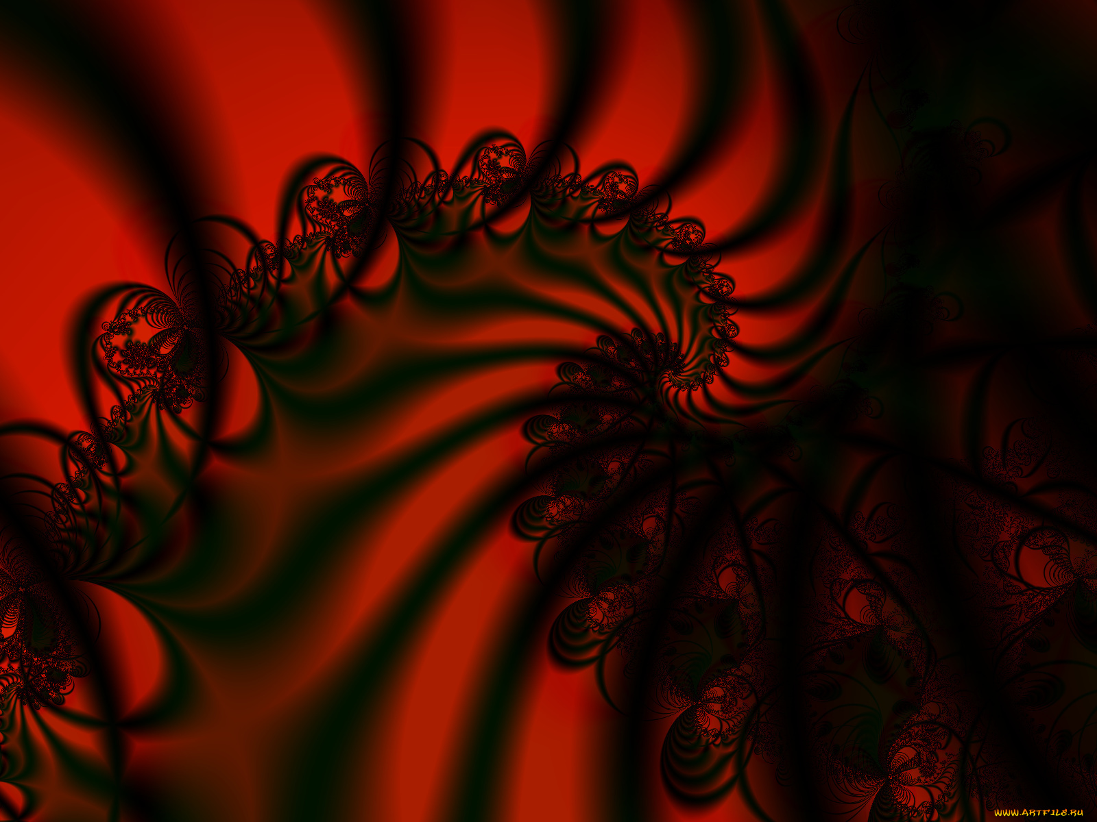 3д, графика, fractal, фракталы, узор, фрактал, тёмный