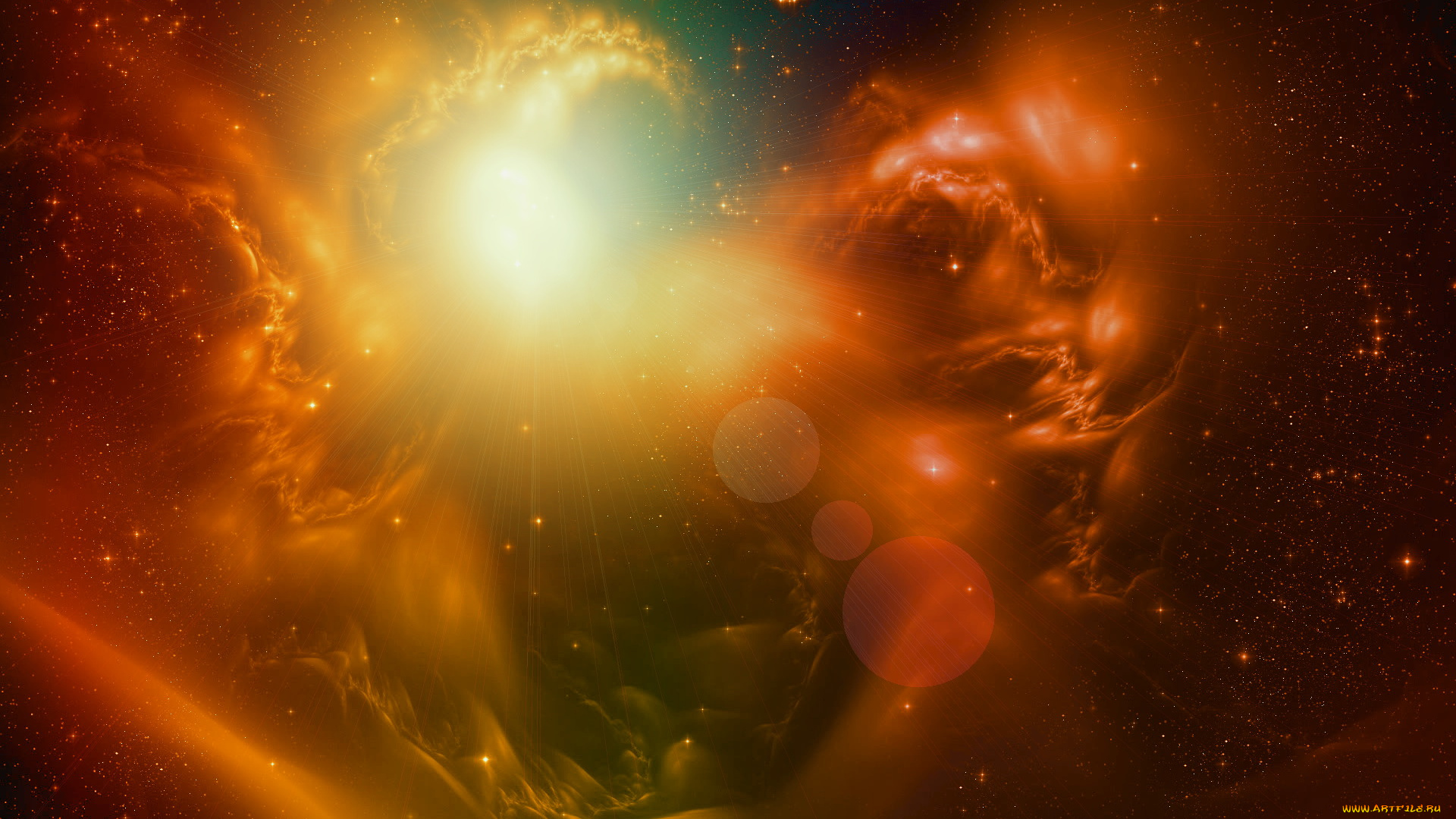 космос, разное, другое, лучи, звёзды