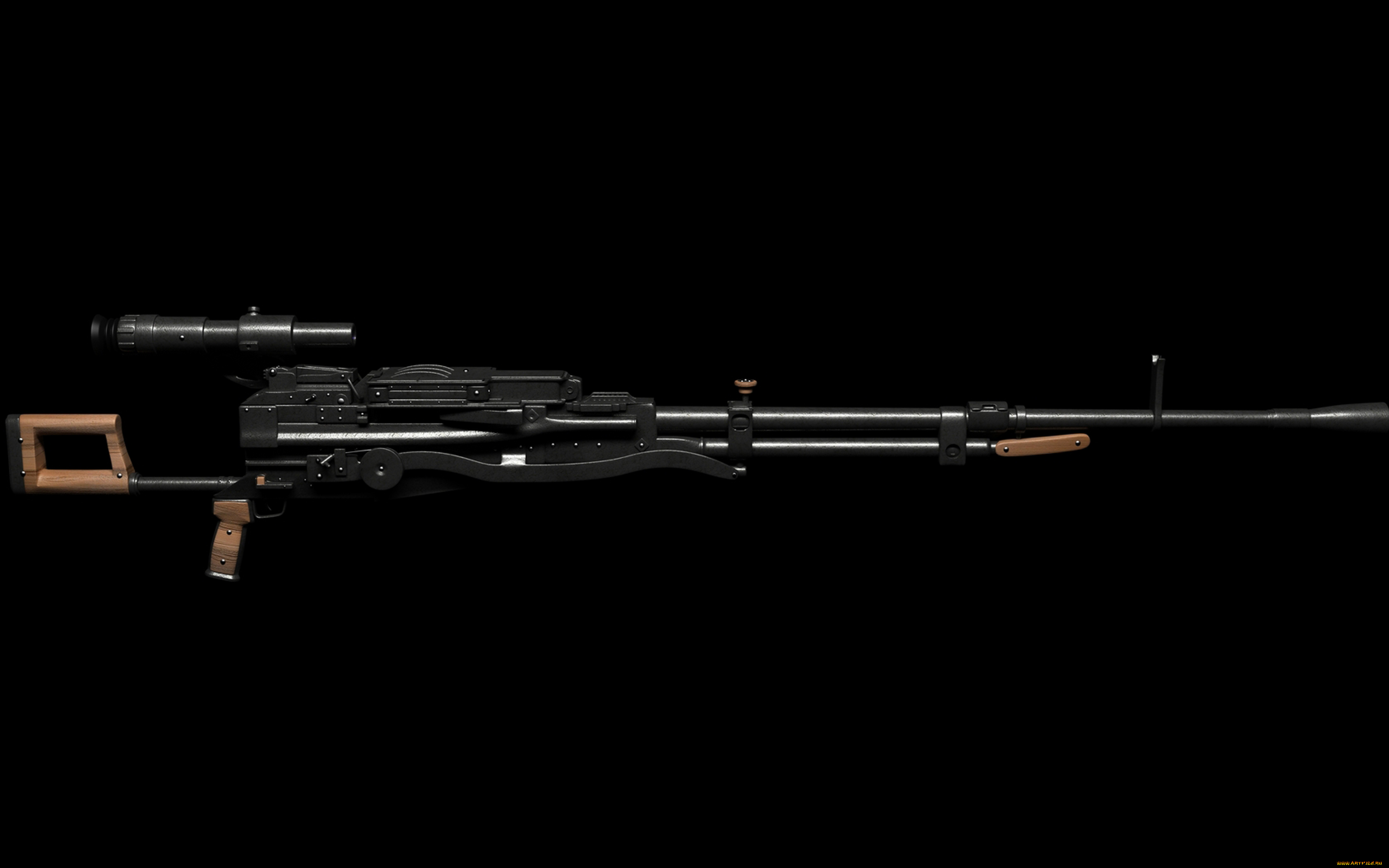 оружие, 3d, нсв, утес, 7, путемет, колибр, 12, нсвт