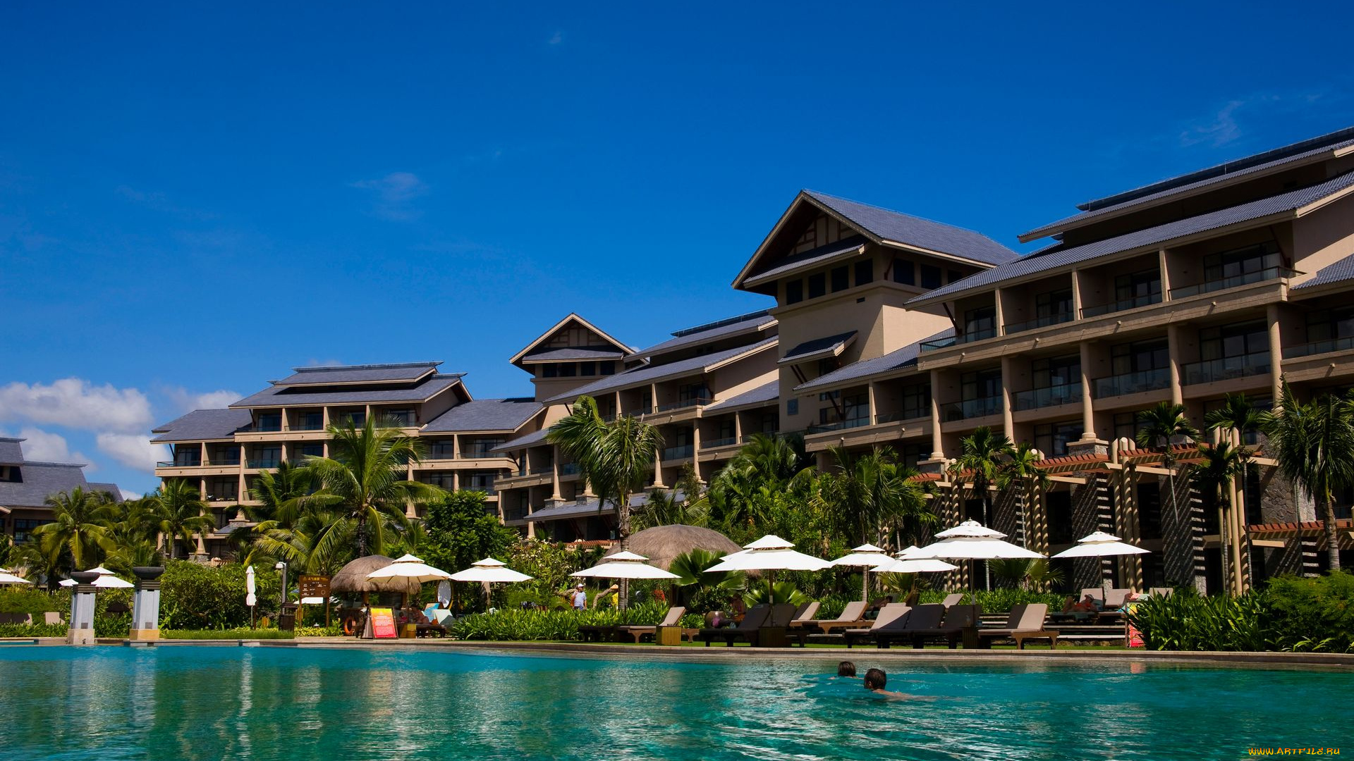 города, здания, дома, вода