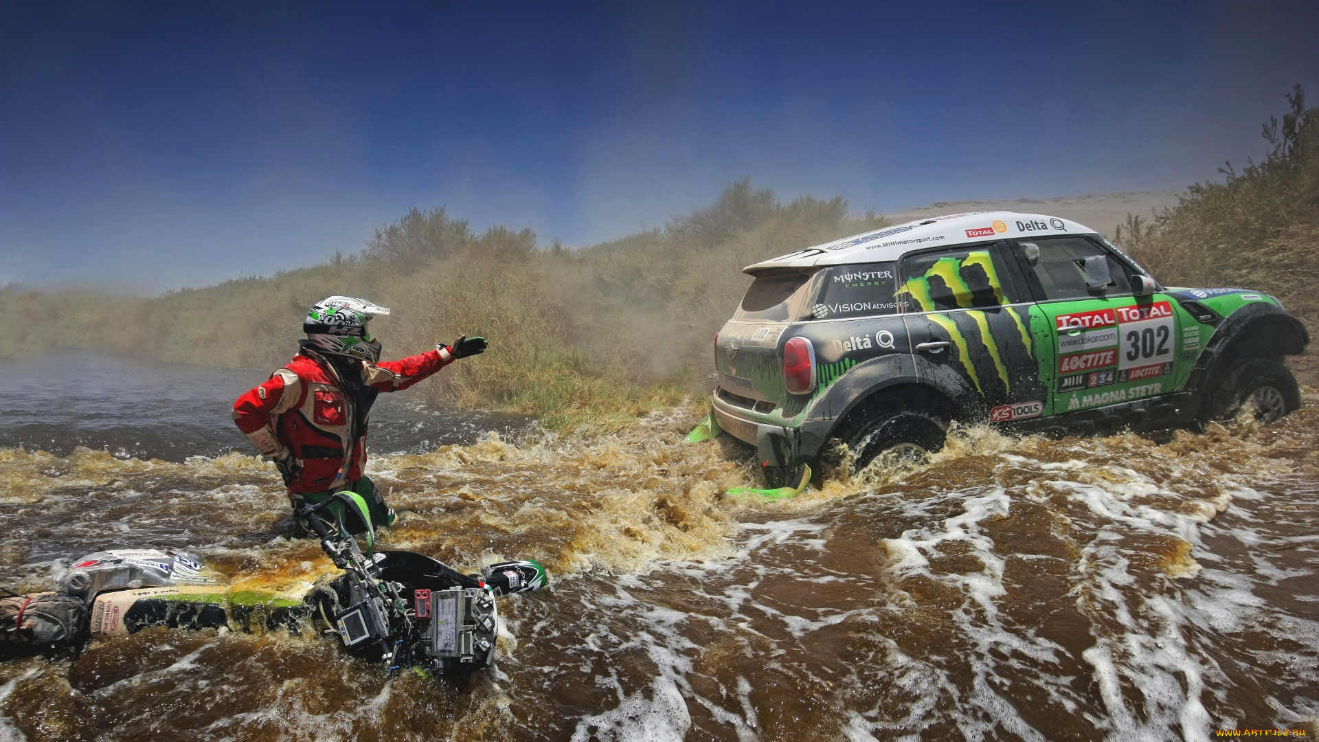 спорт, авторалли, вода