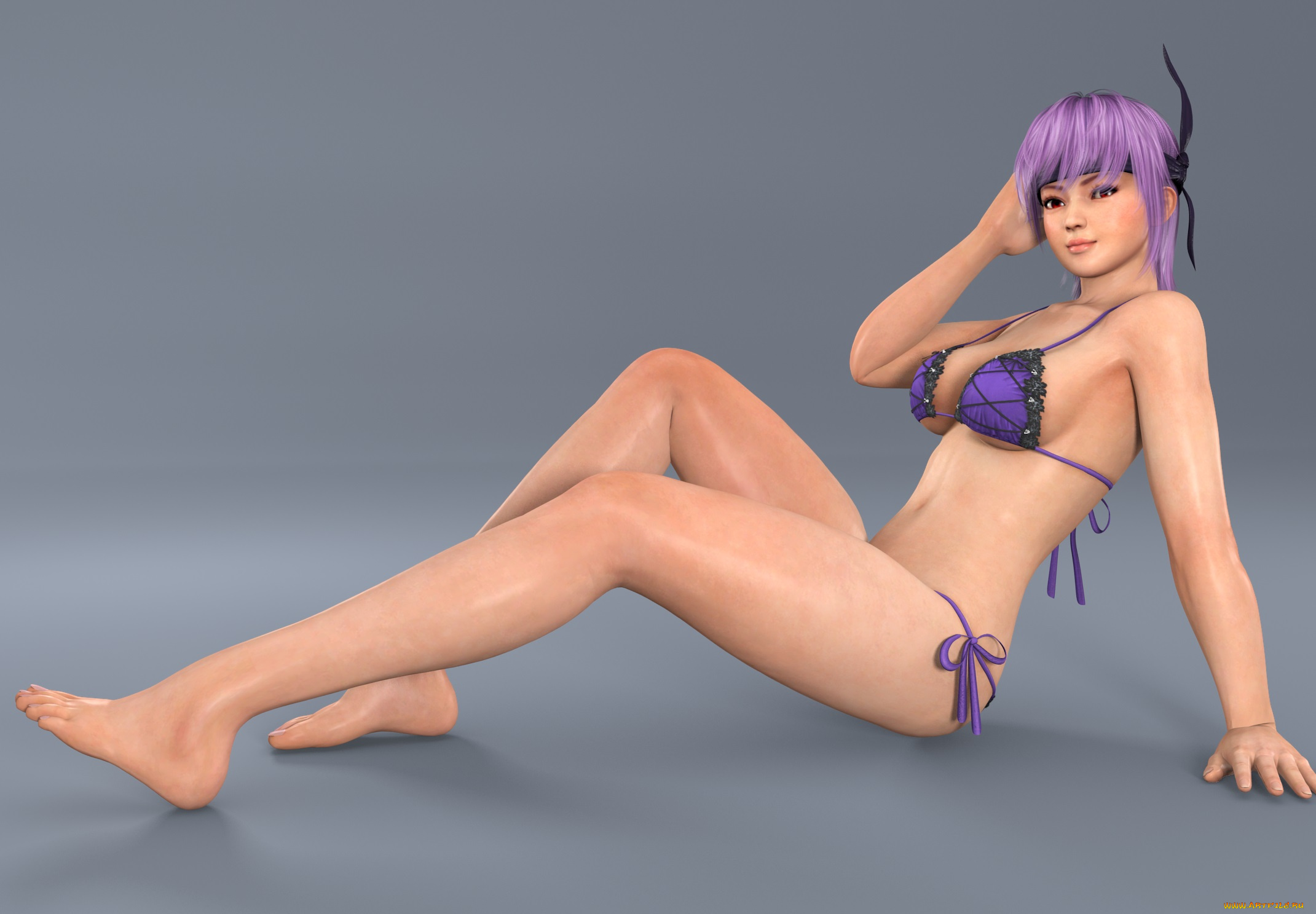3д, графика, anime, аниме, купальник, девушка