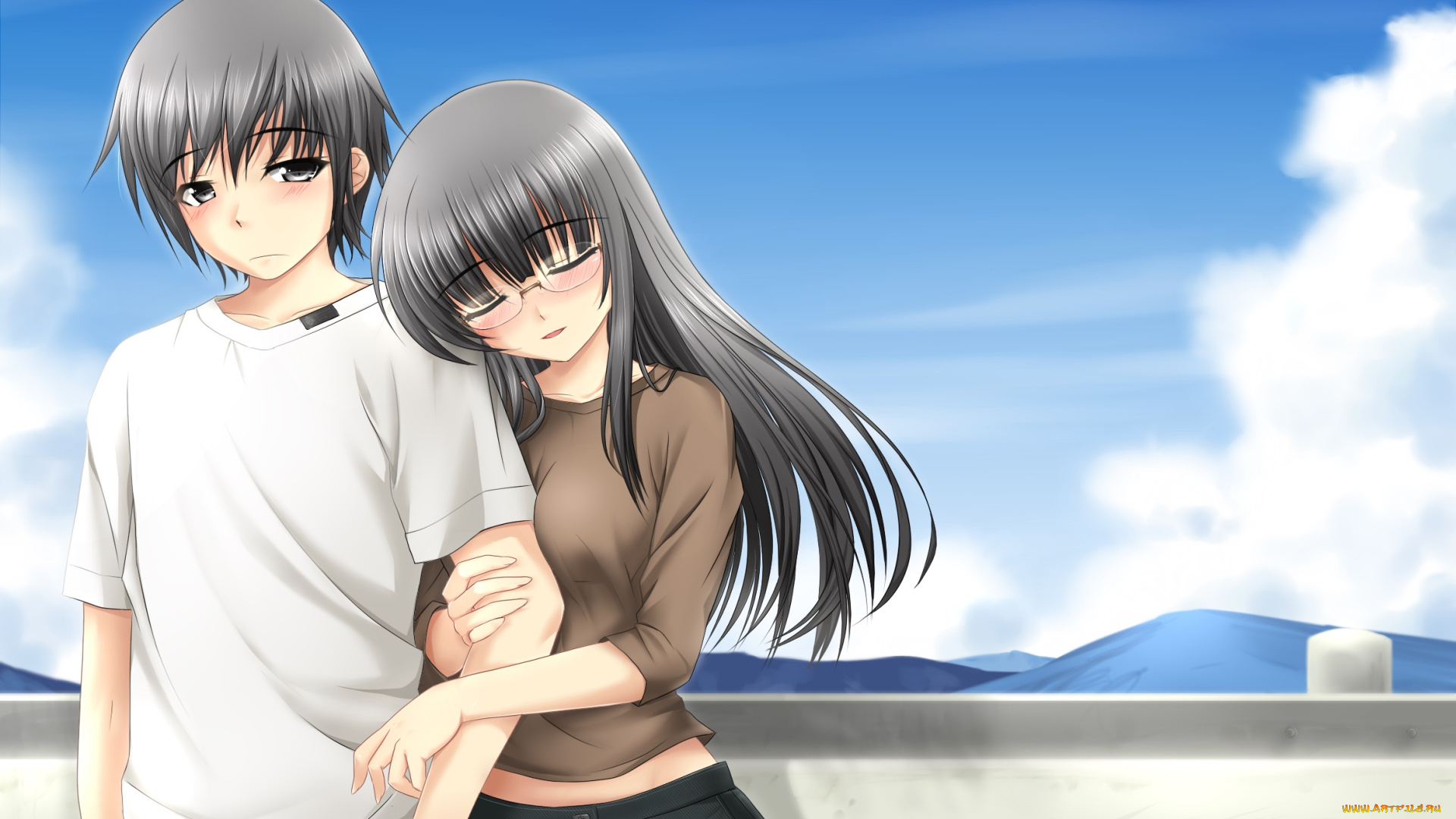 аниме, *unknown, , другое, девушка, мужчина