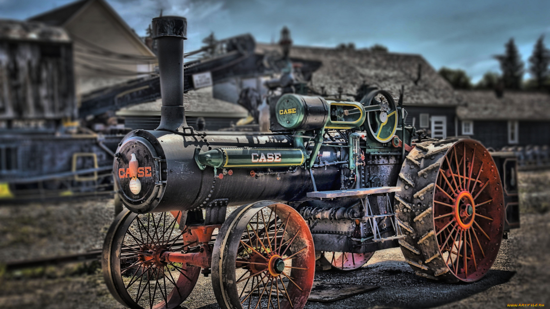 техника, тракторы, паровой, трактор