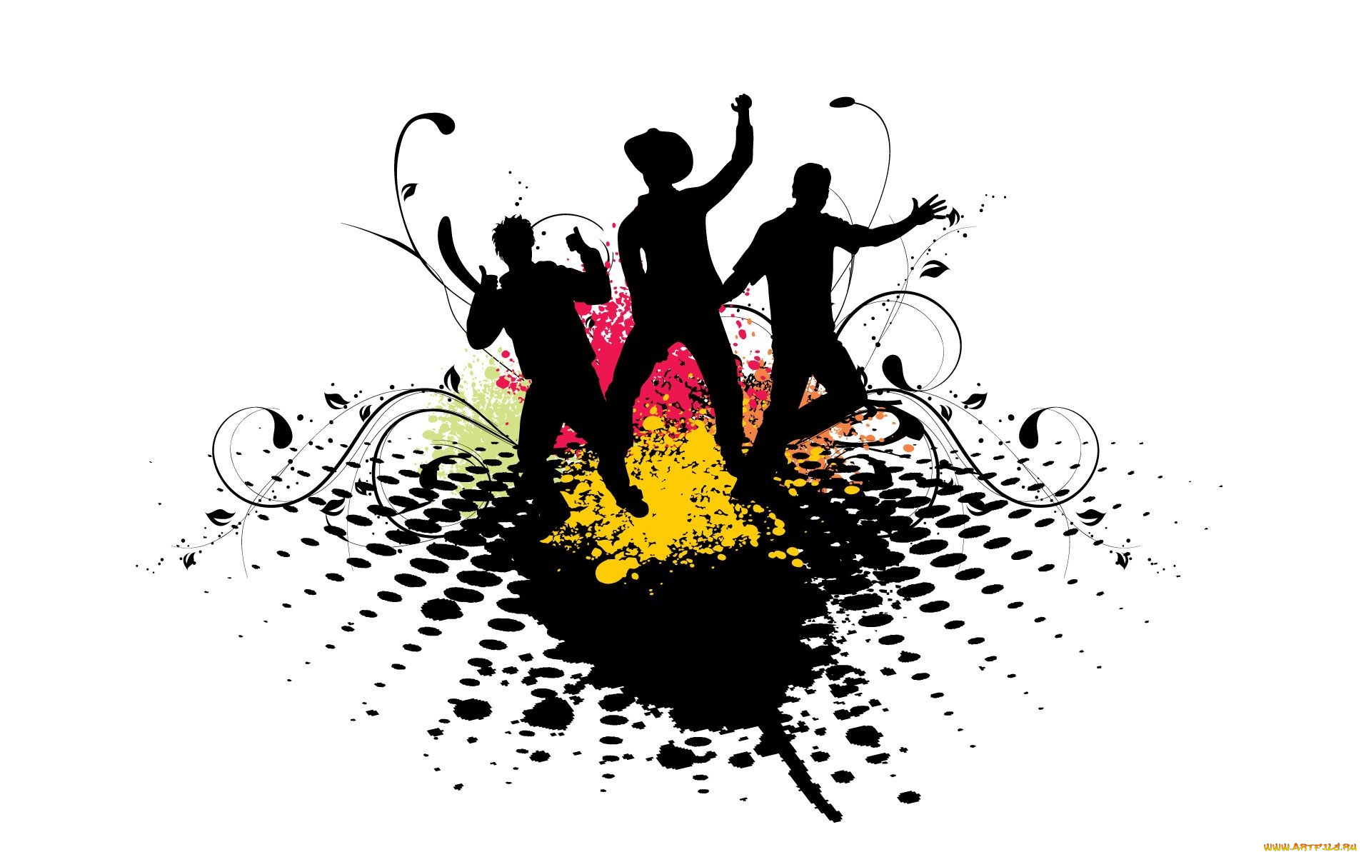 рисованные, минимализм, мальчики