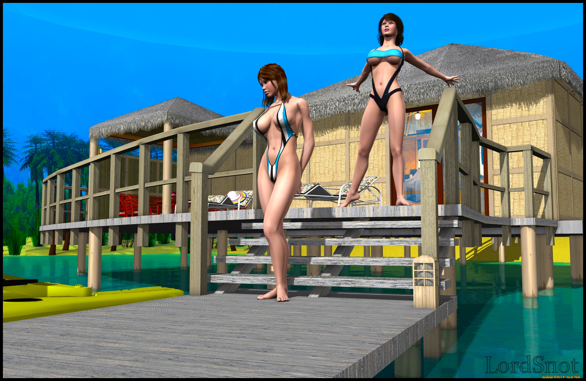 lordsnot, 3д, графика, фантазия, , fantasy, девушки, взгляд