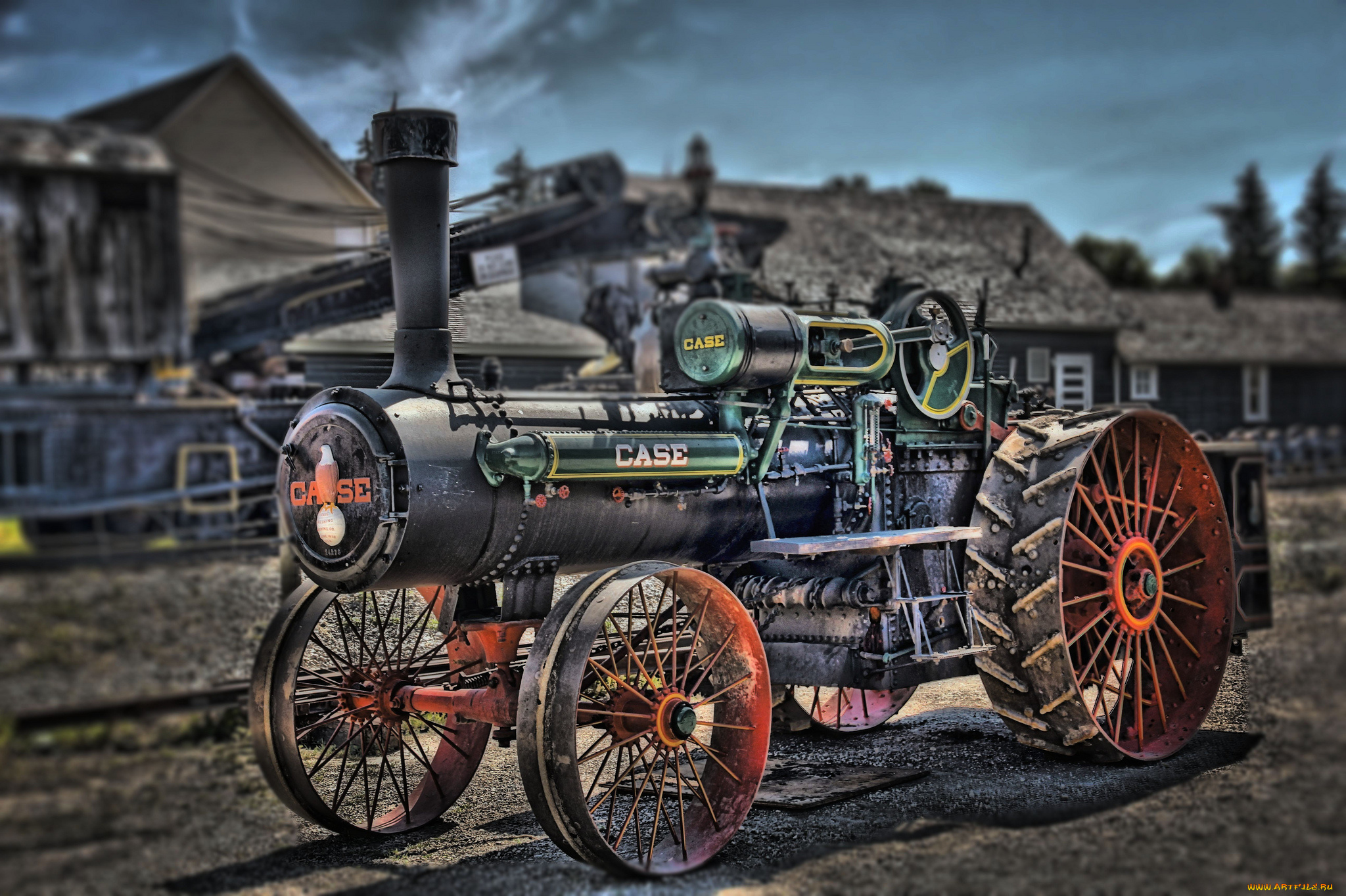 техника, тракторы, паровой, трактор