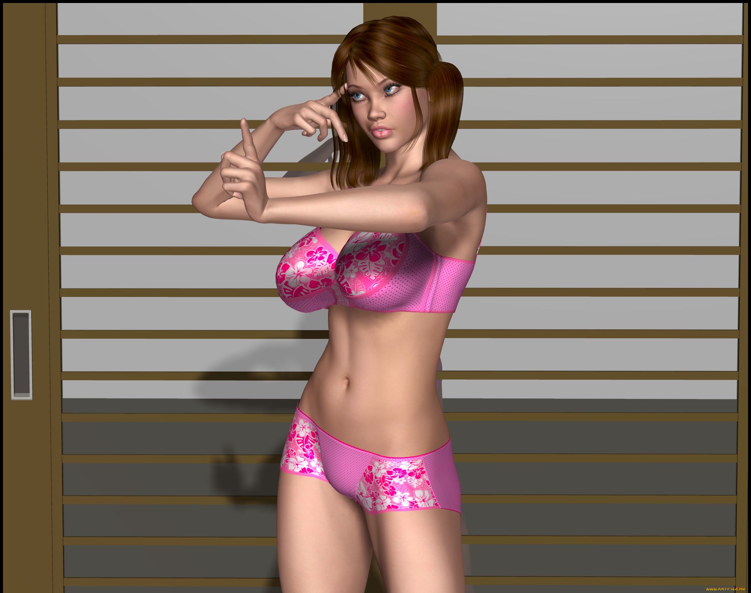 lordsnot, 3д, графика, фантазия, , fantasy, купальник, жест, взгляд, девушка