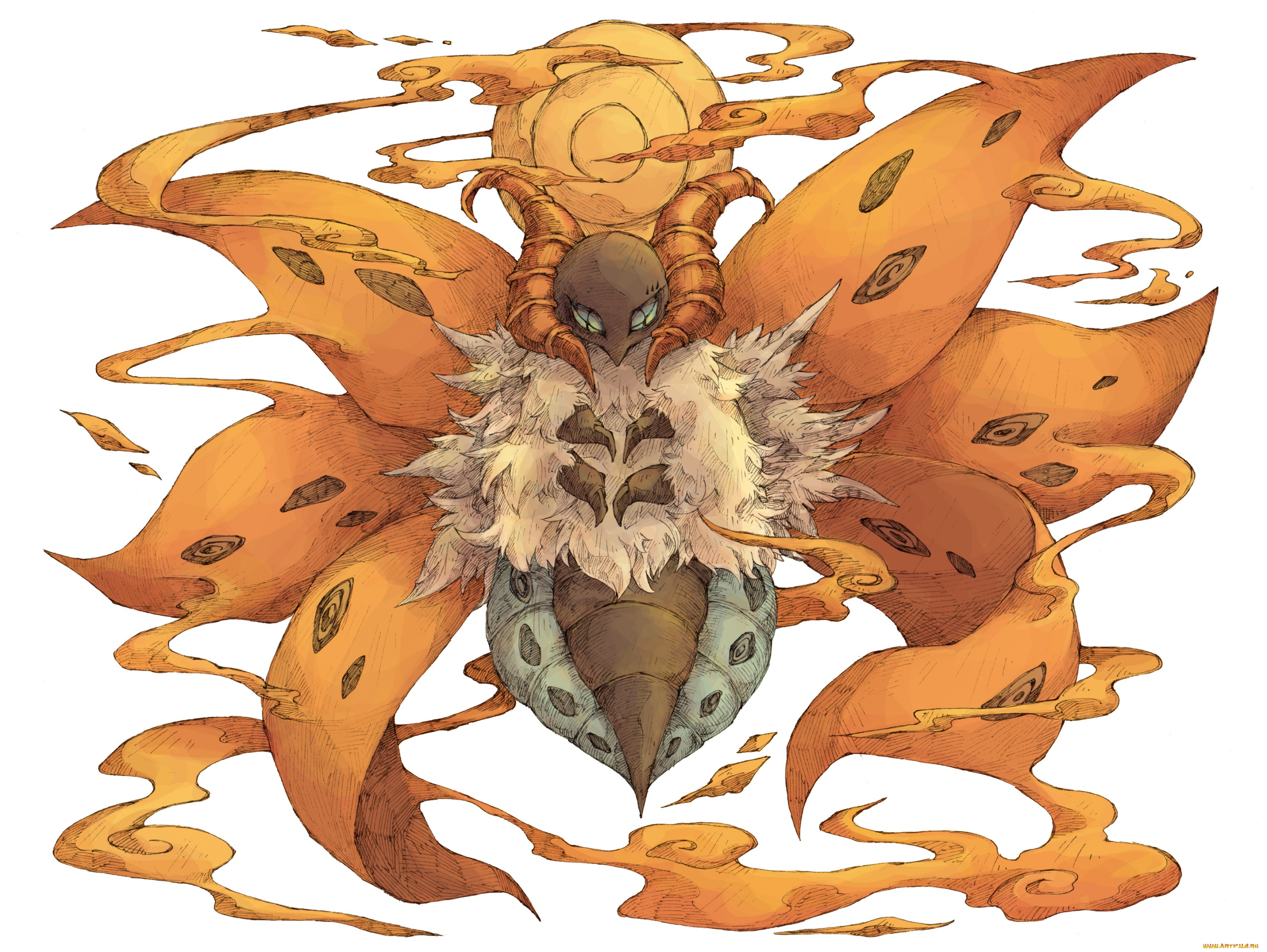 аниме, pokemon, белый, фон, покемон, арт