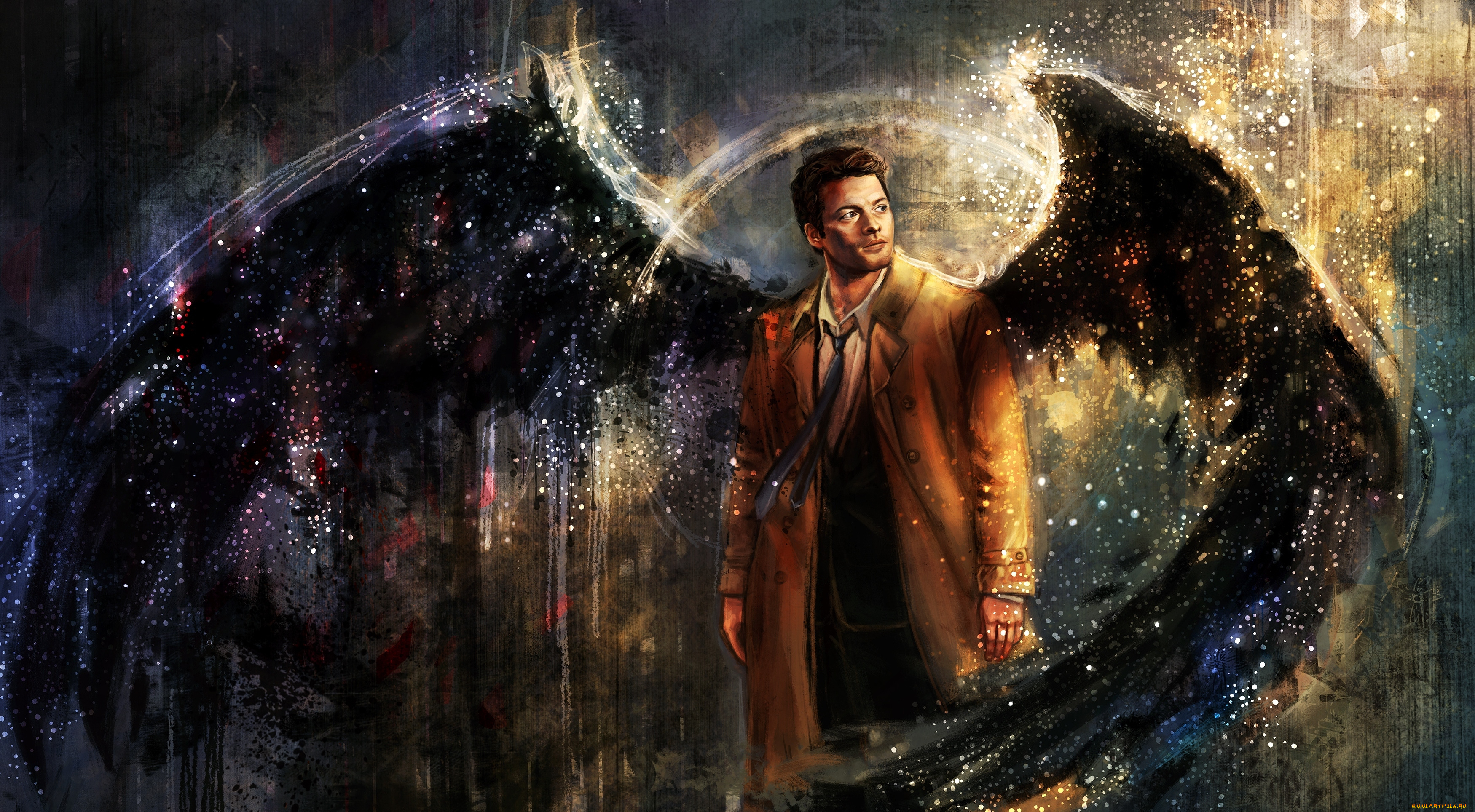 фэнтези, ангелы, supernatural, ангел, сверхестественное, сериал, cas, castiel