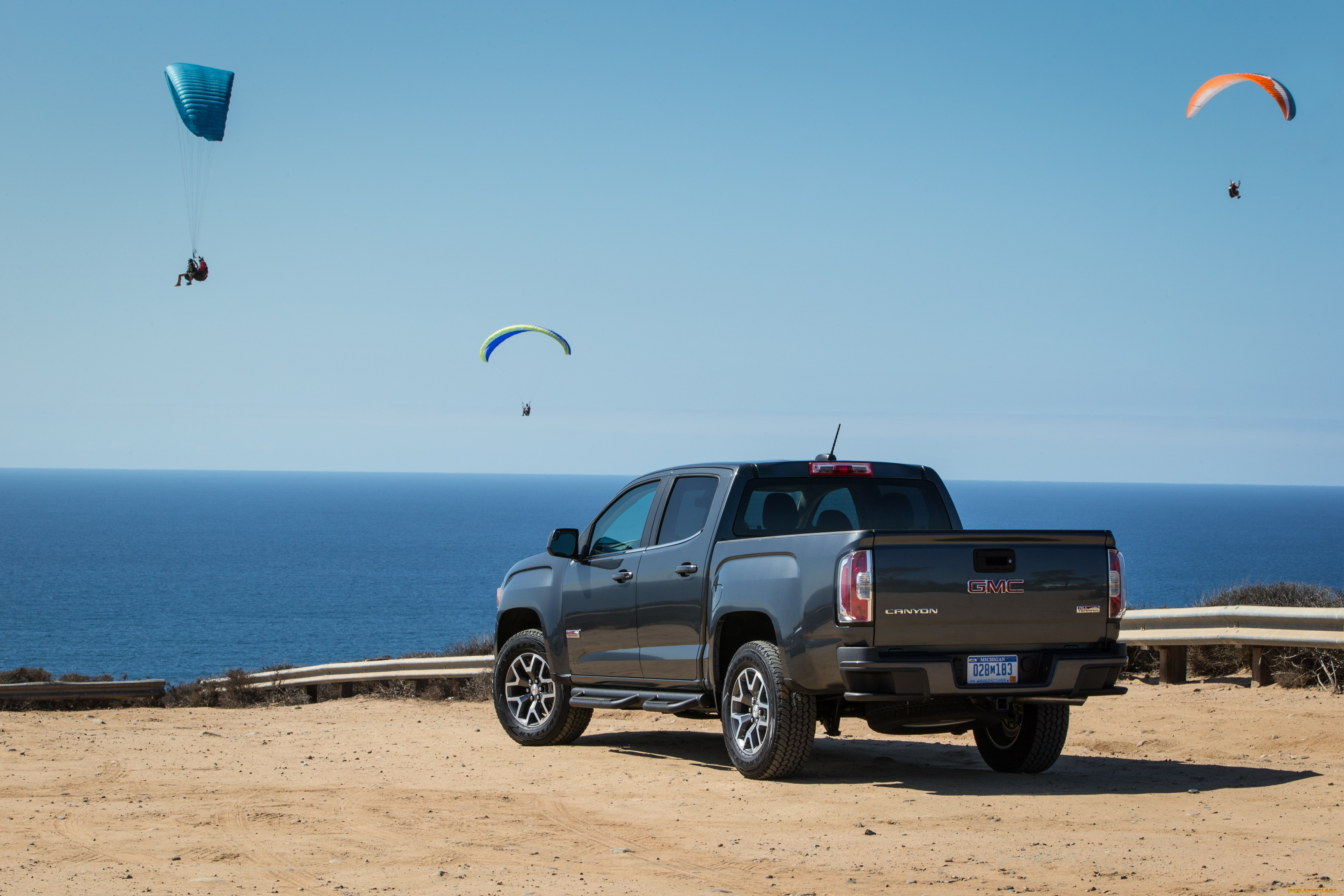 автомобили, gm-gmc, terrain, all, canyon, gmc, 2015г, crew, cab, темный