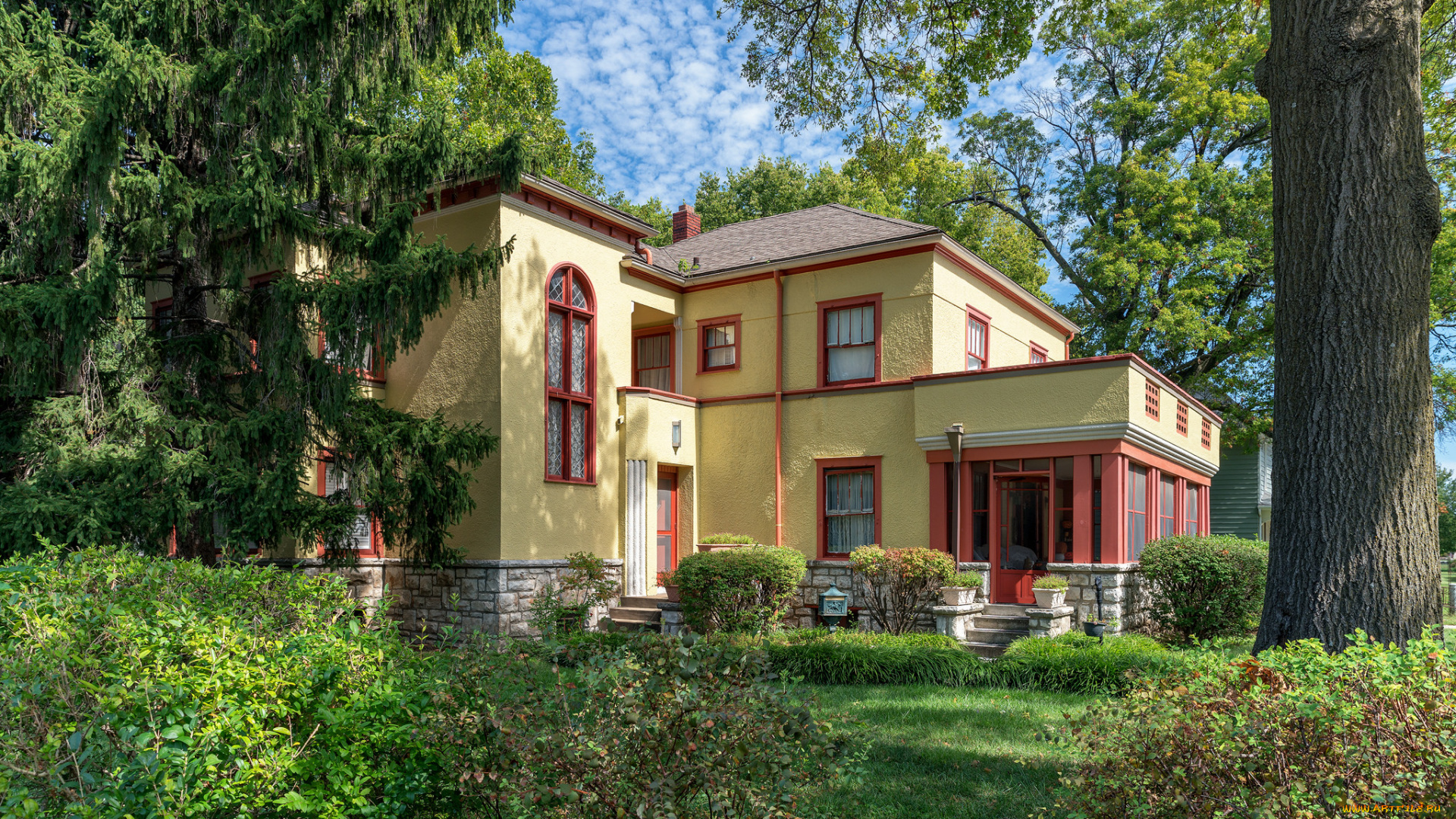 города, -, здания, , дома, дом, загородный