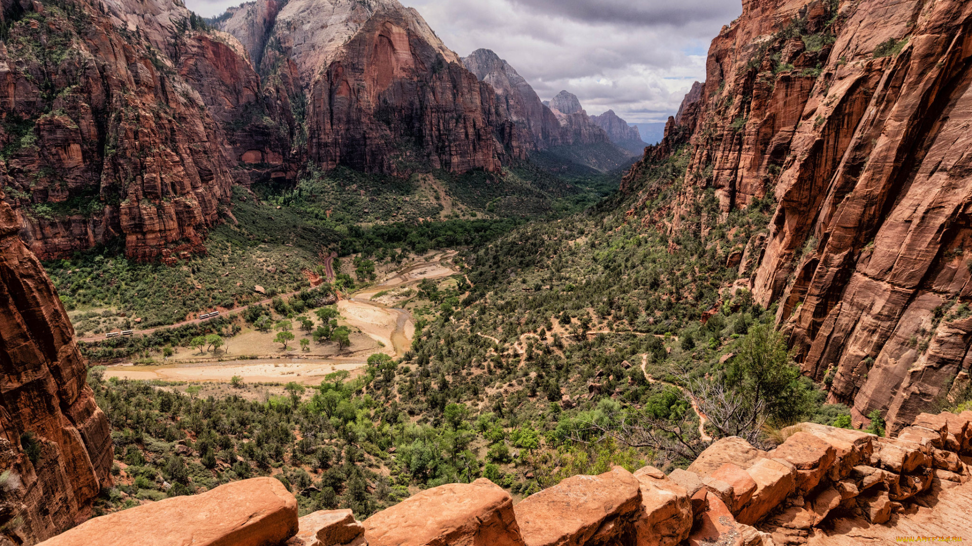 природа, горы, ущелье