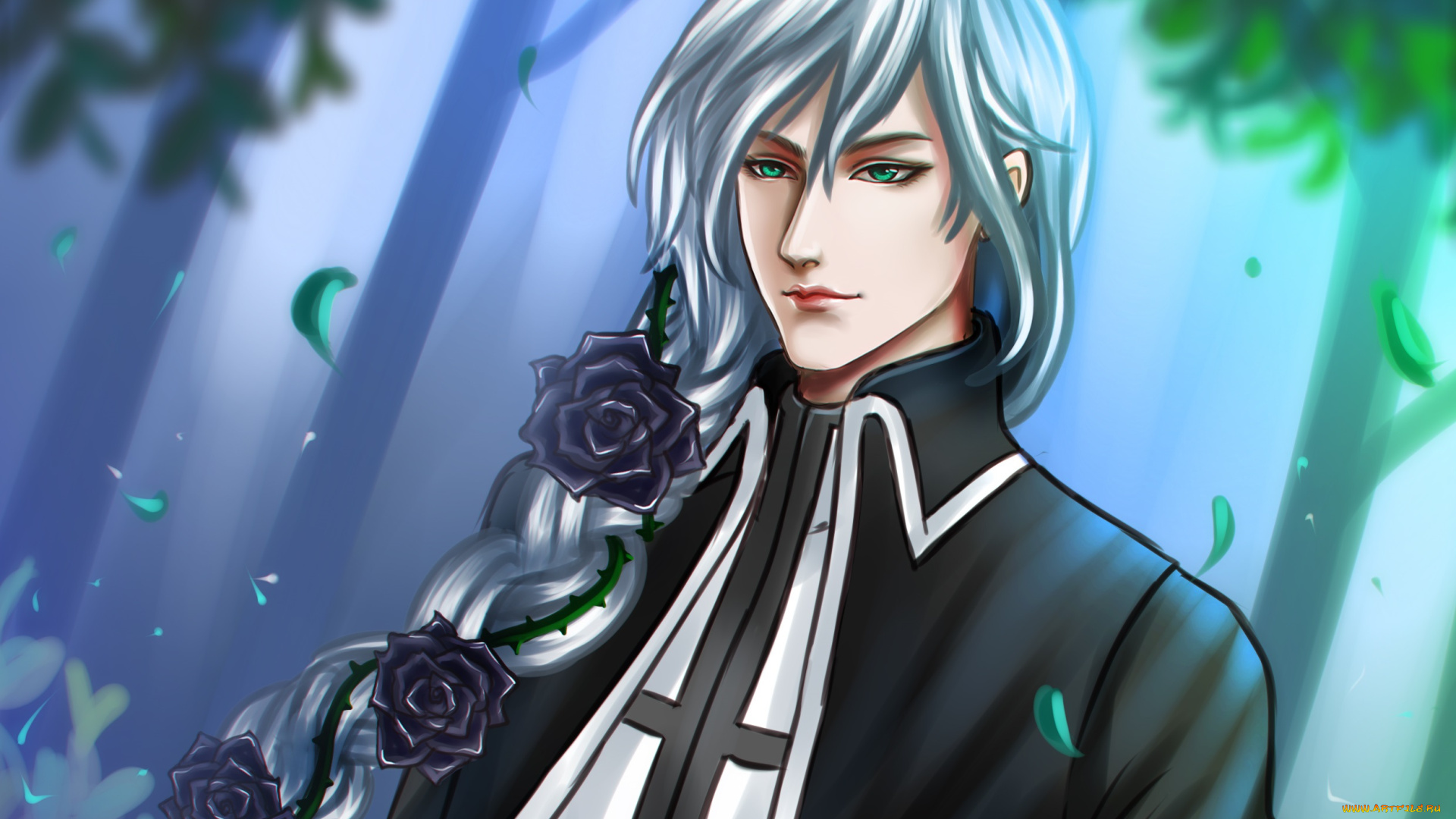 разное, арты, арт, парень, аниме