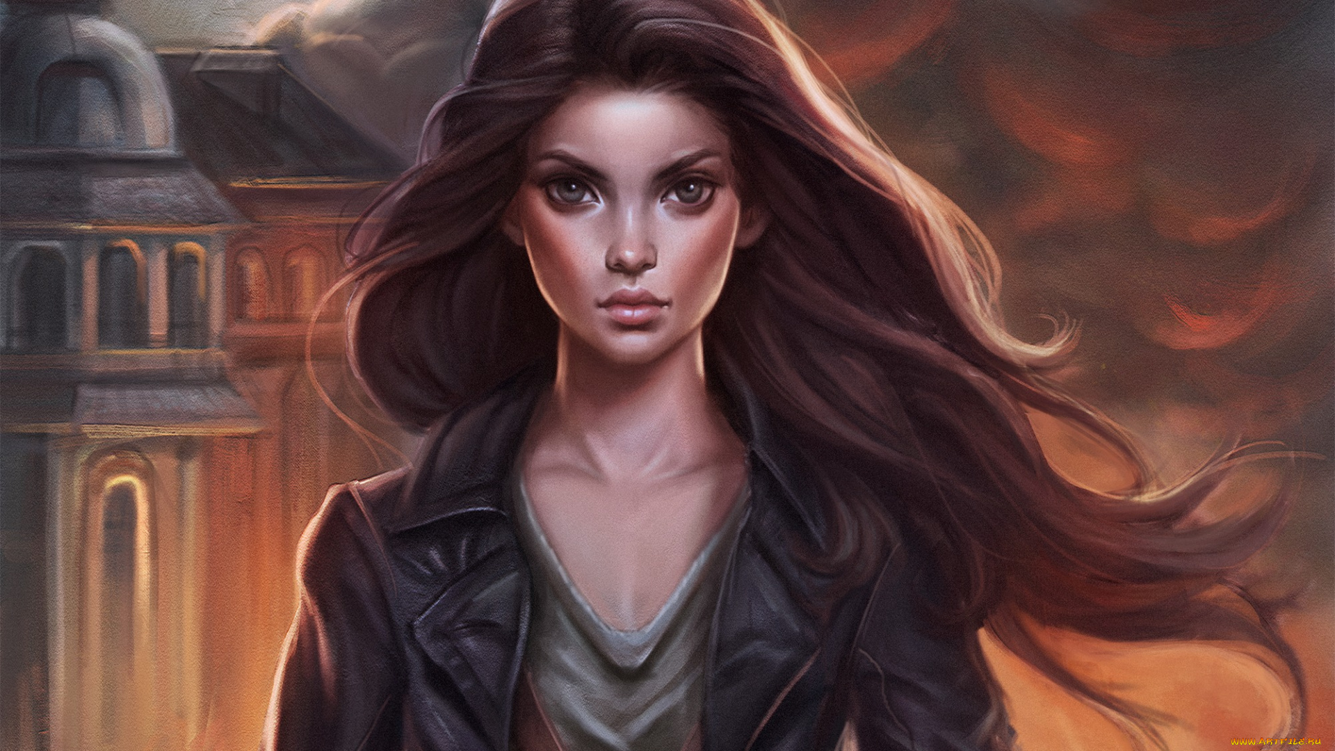 рисованное, люди, девушка, chriskimart