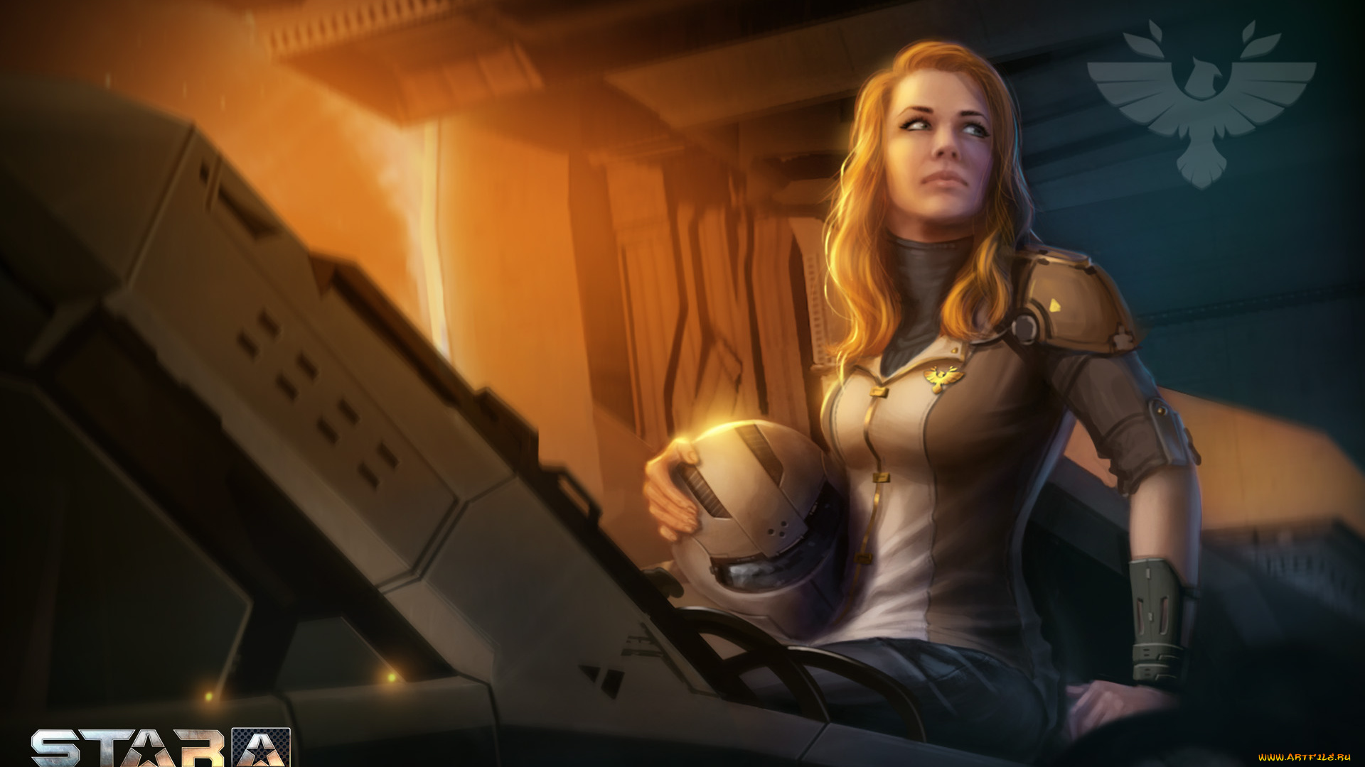 видео, игры, star, conflict, фон, взгляд, девушка