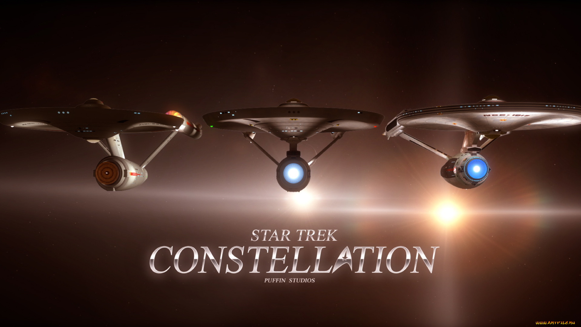 видео, игры, star, trek, constellation, вселенная, полет, космический, корабль