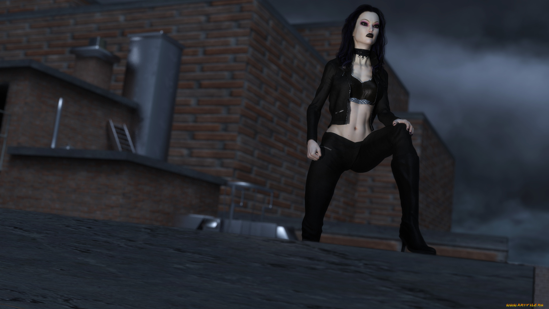 3д, графика, фантазия, , fantasy, девушка, взгляд, фон