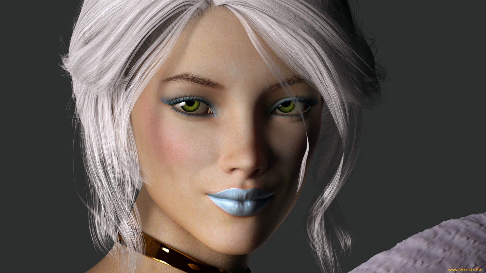 3д, графика, портрет, , portraits, фон, взгляд, девушка