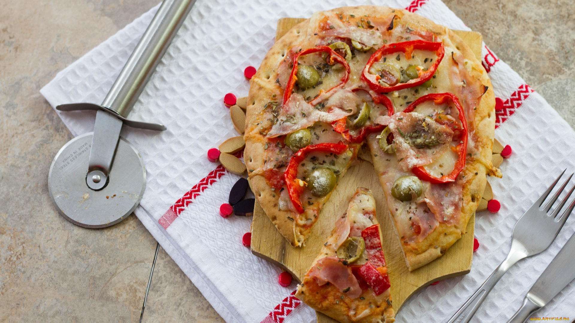 еда, пицца, снедь