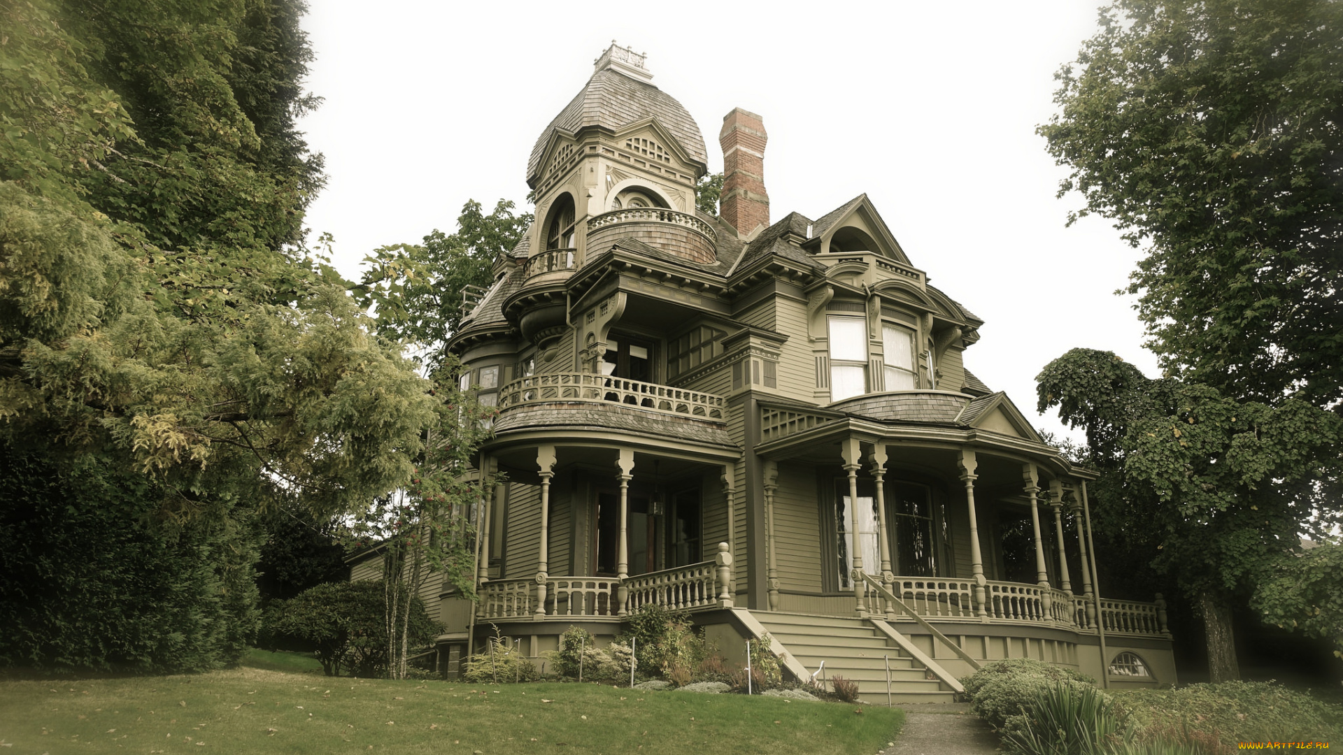 города, -, здания, , дома, особняк