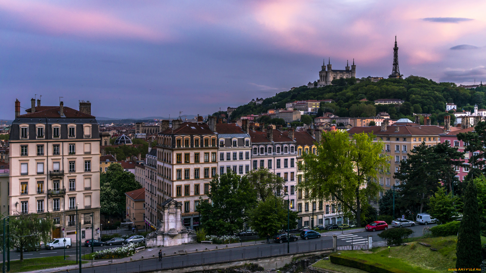 lyon, города, лион, , франция, набережная