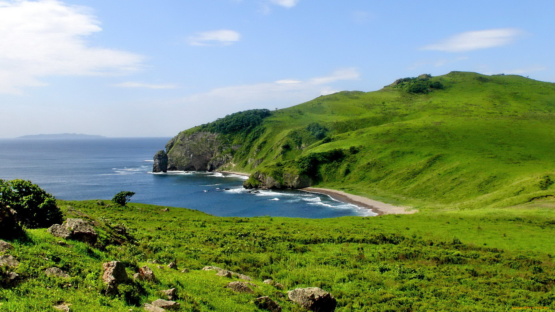 приморье, природа, побережье, берег, море, бухта