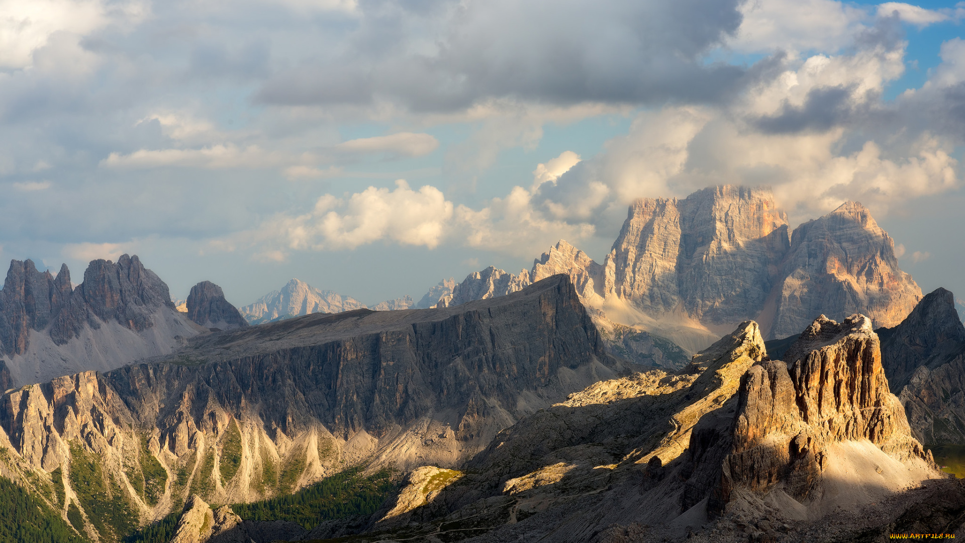 природа, горы, простор