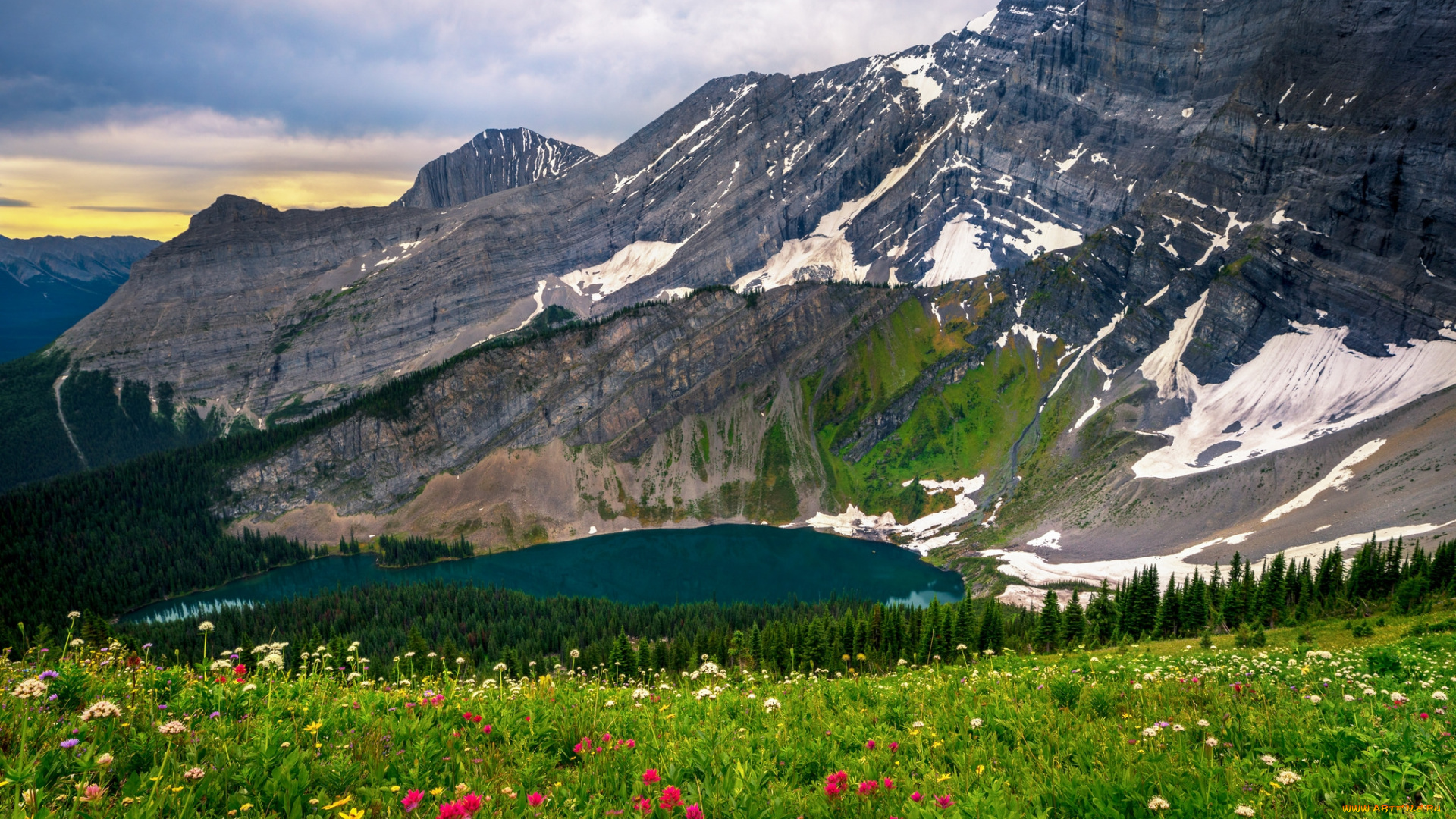 природа, горы, простор