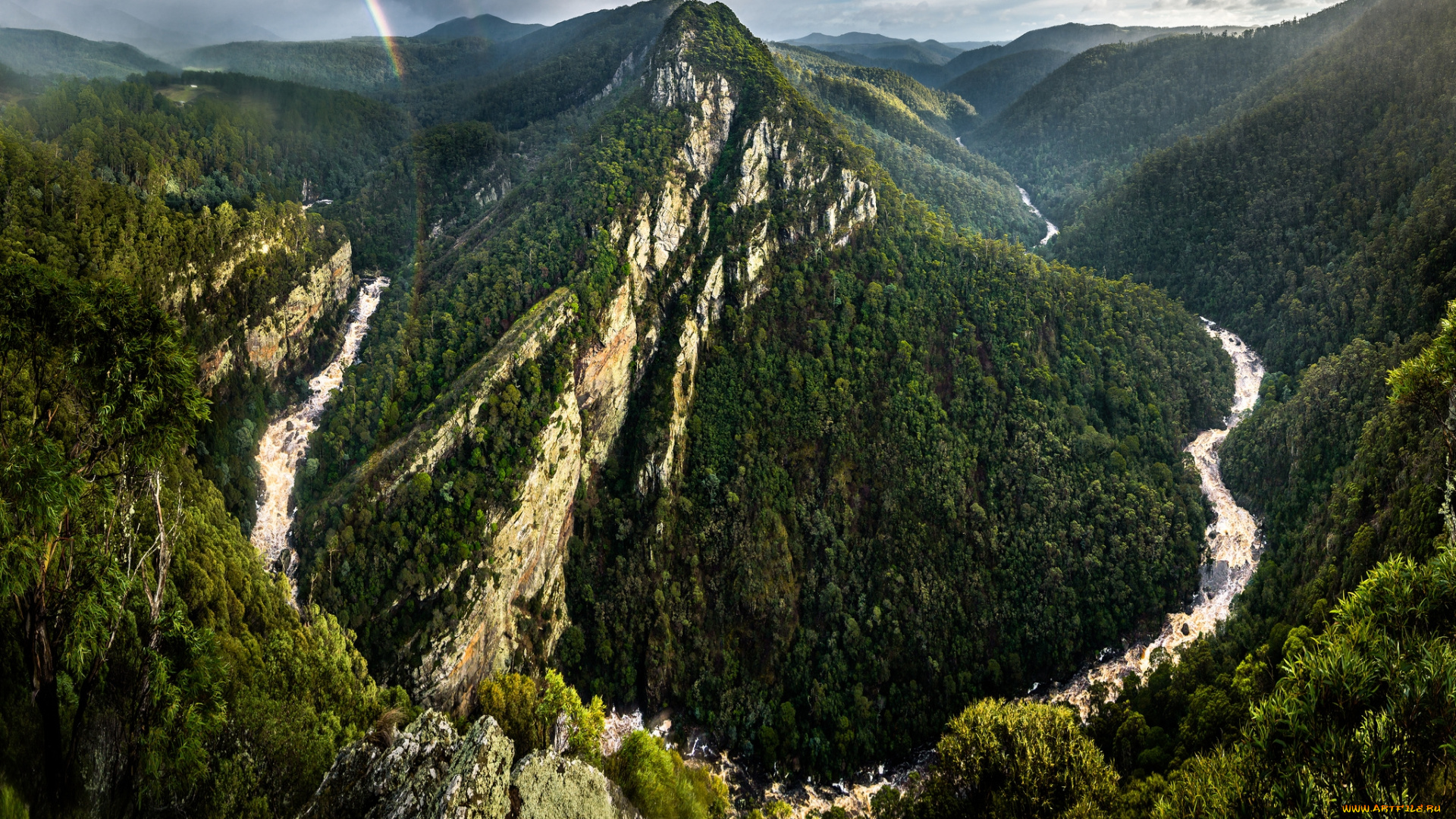 природа, горы, простор