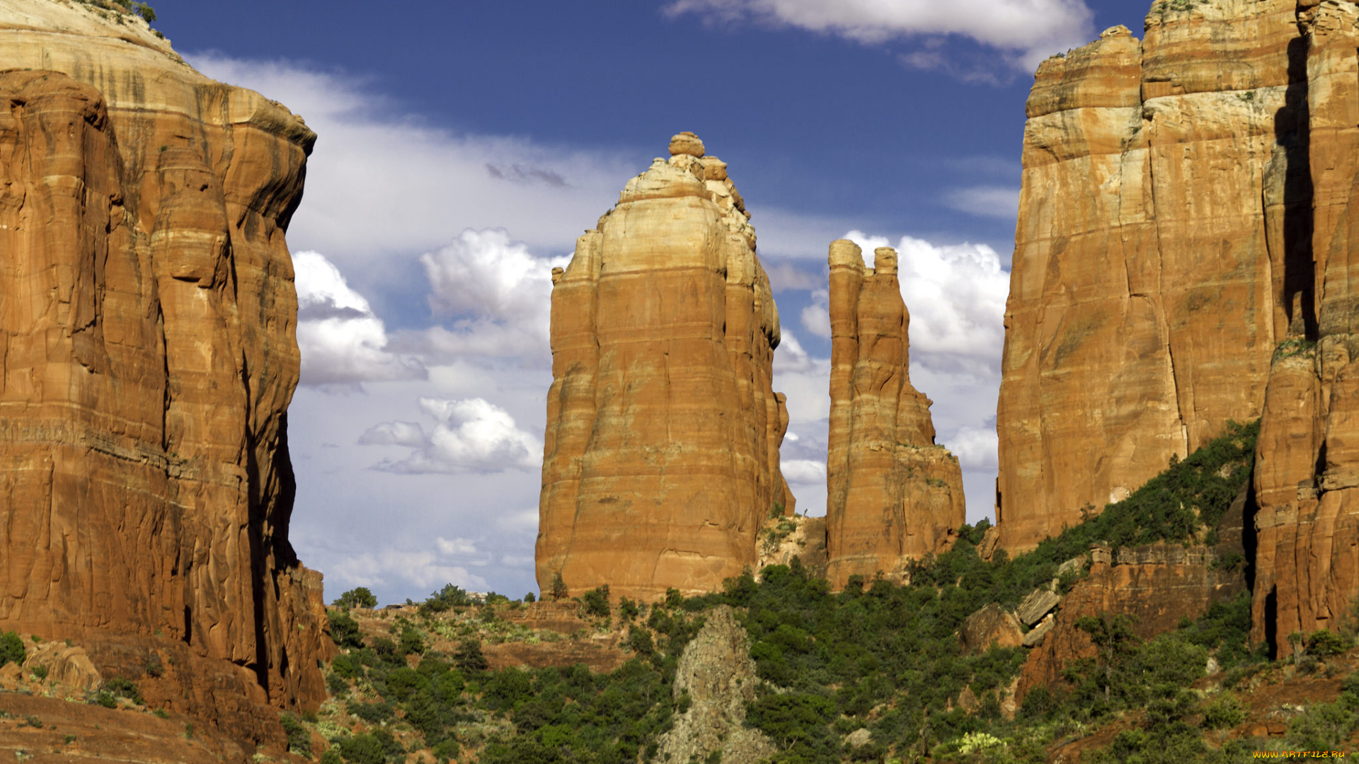 природа, горы, простор